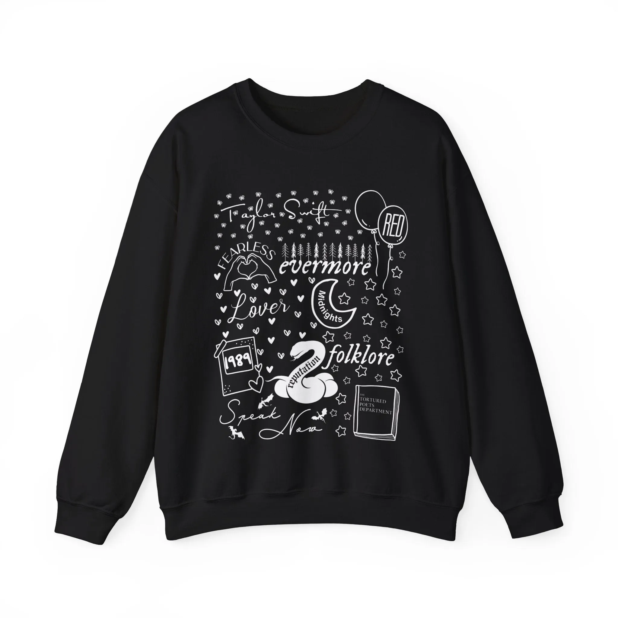 Eras Album Collage Crewneck Sweatshirt