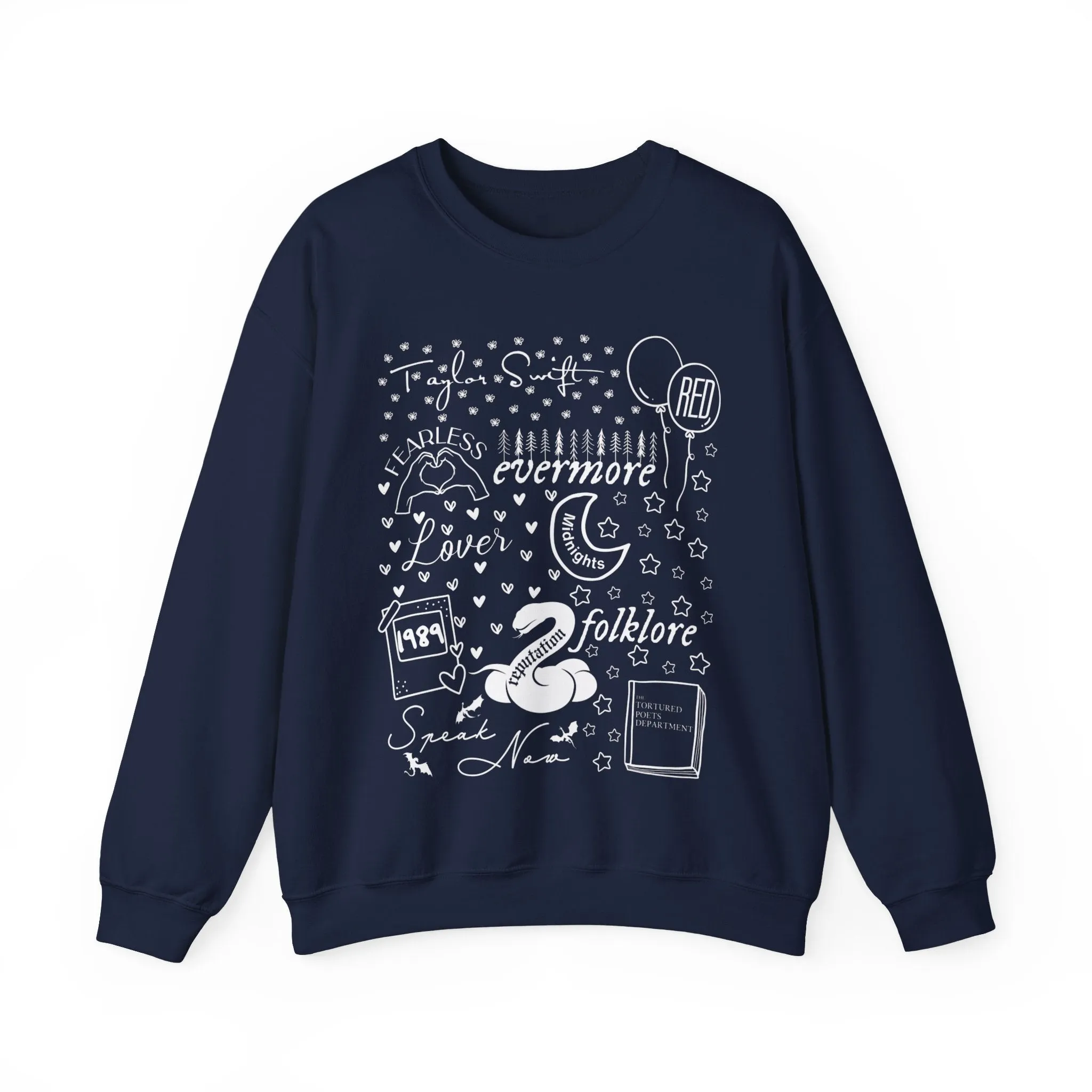 Eras Album Collage Crewneck Sweatshirt