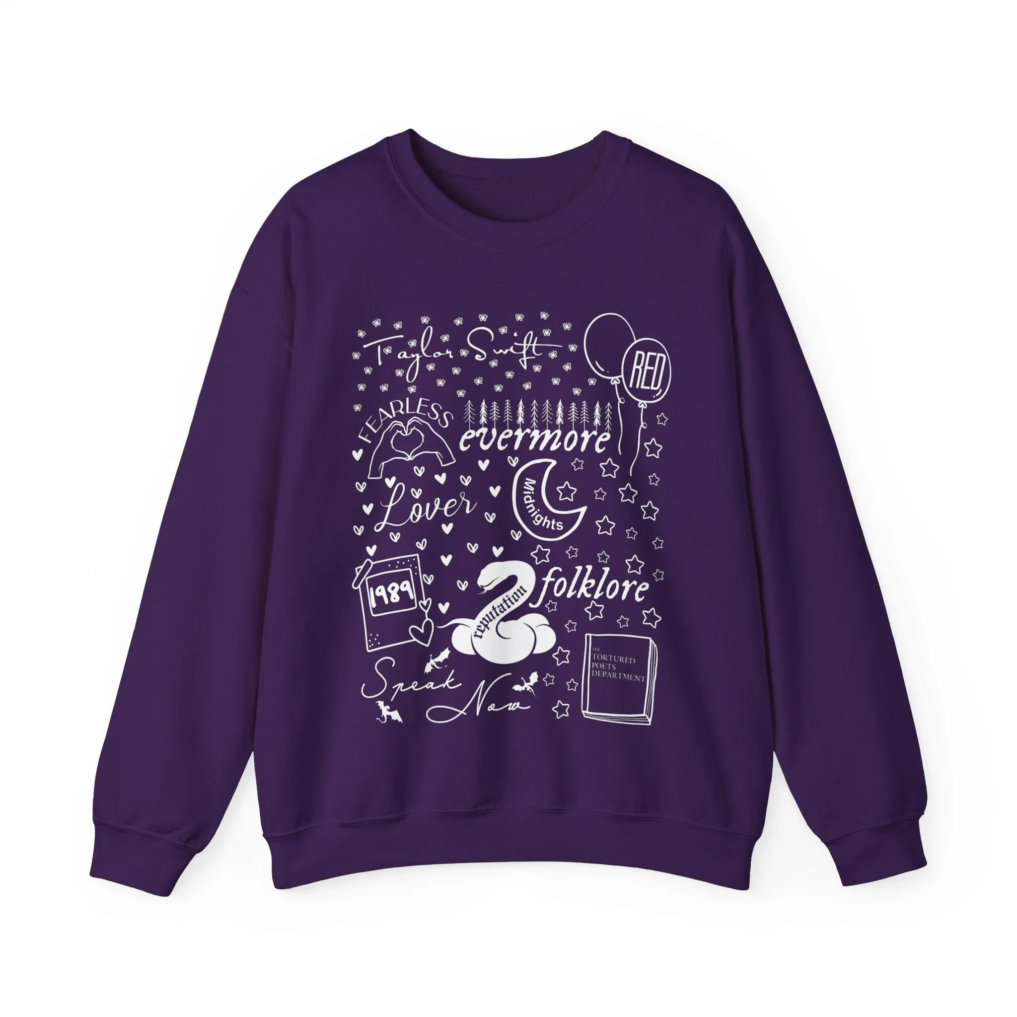 Eras Album Collage Crewneck Sweatshirt