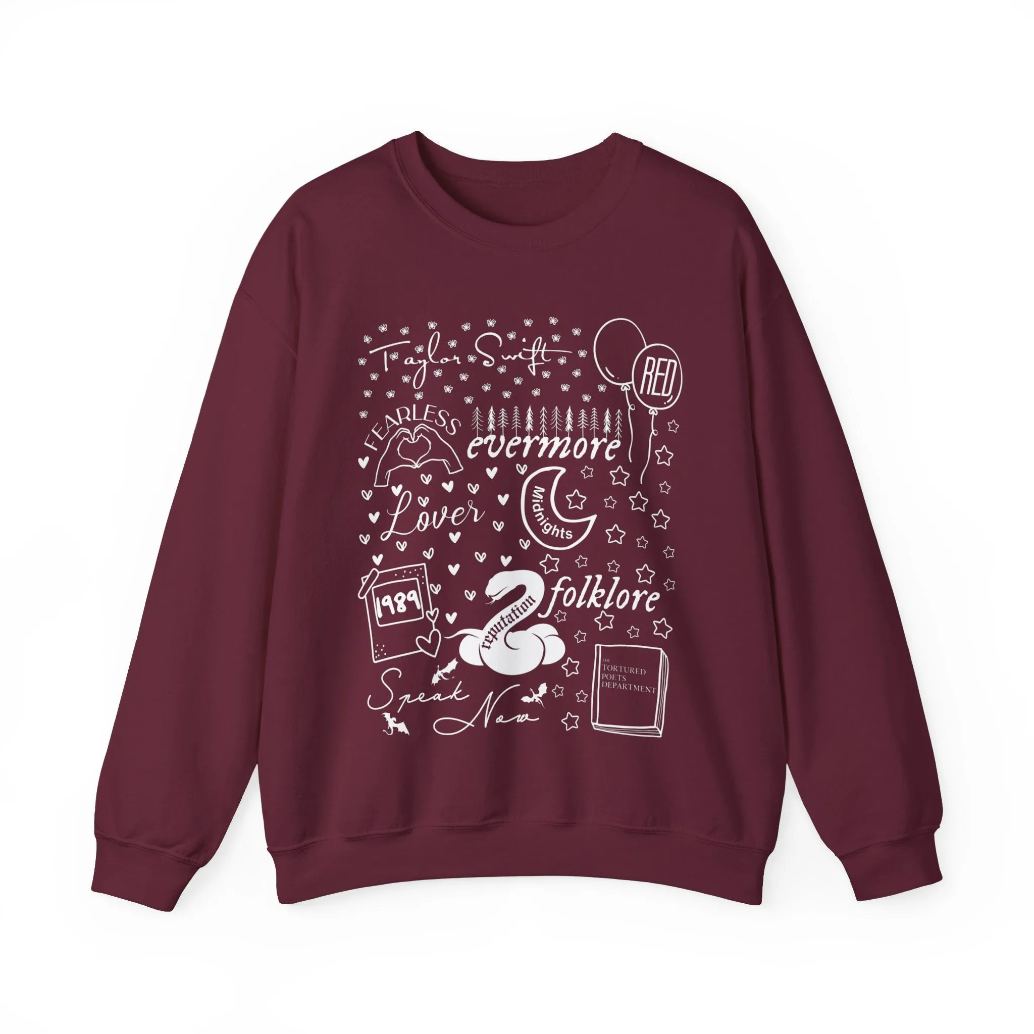 Eras Album Collage Crewneck Sweatshirt