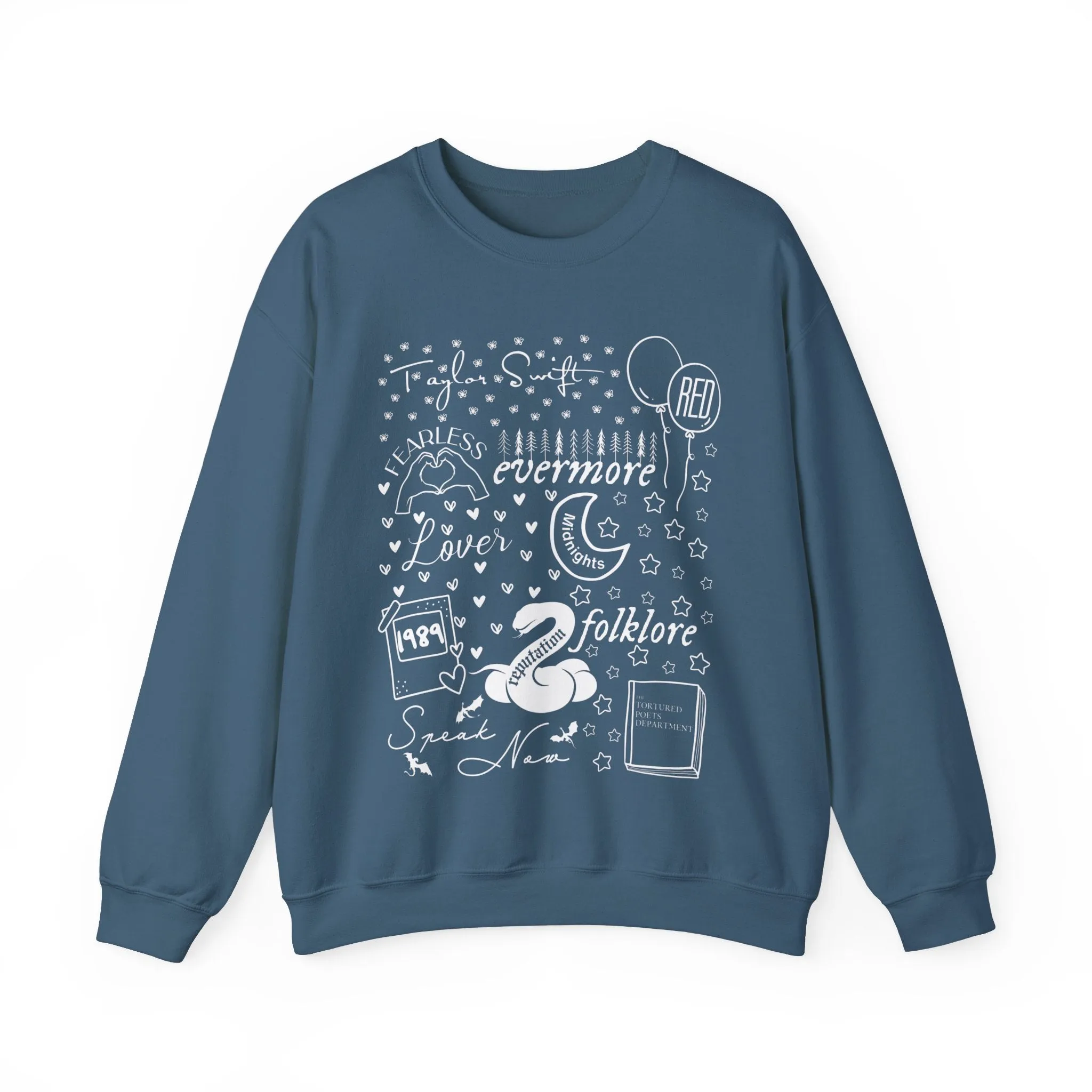 Eras Album Collage Crewneck Sweatshirt