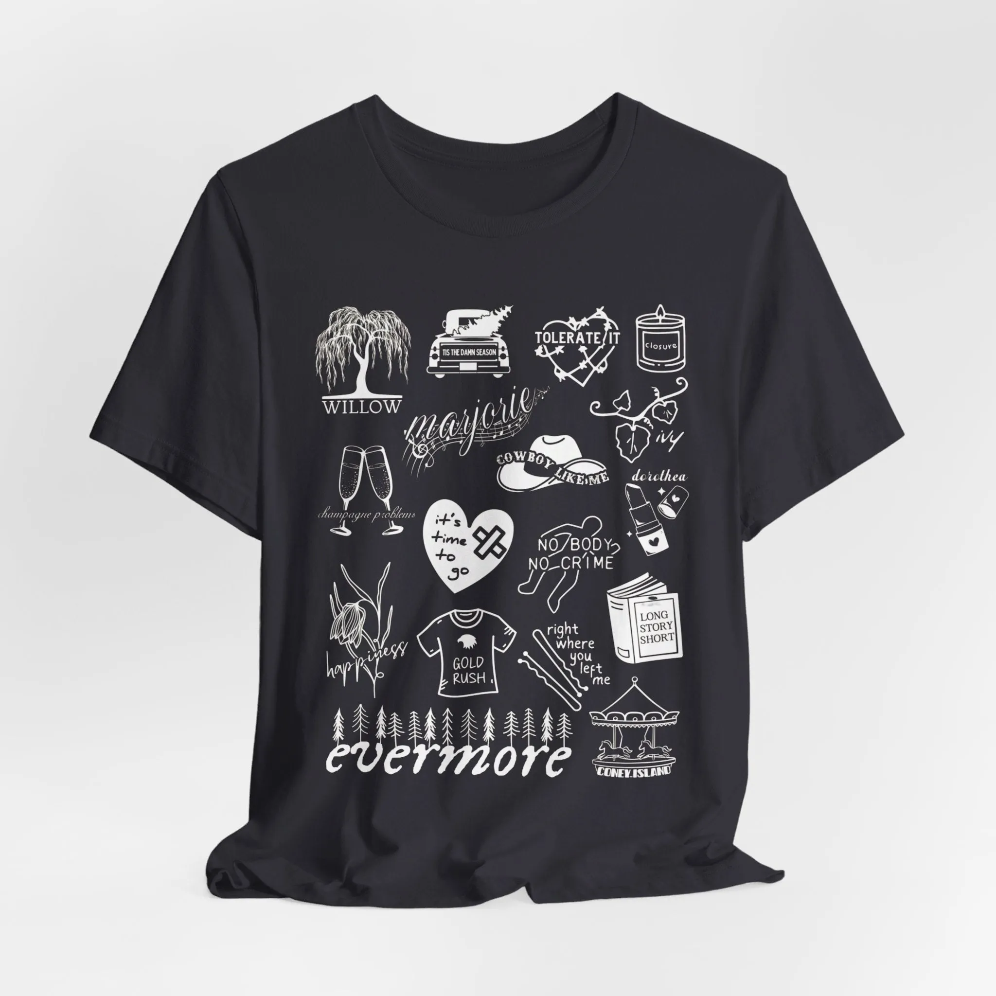 evermore collage tshirt