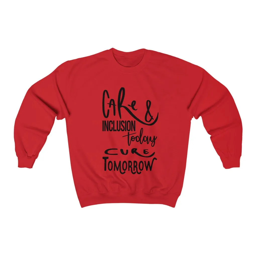 Female Crewneck Sweatshirt - Care & Inclusion