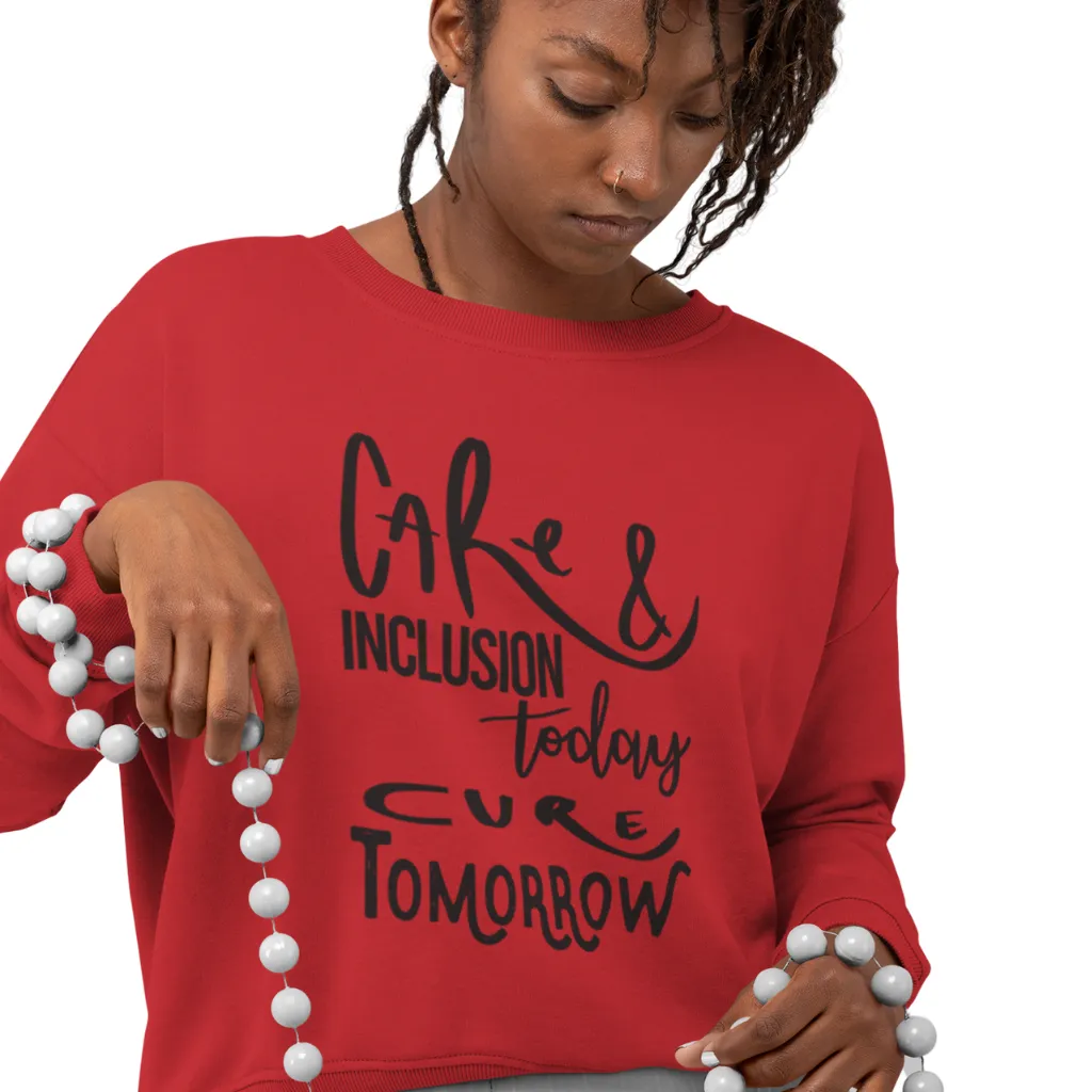 Female Crewneck Sweatshirt - Care & Inclusion