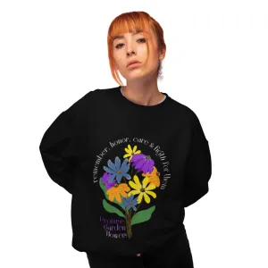 Female Crewneck Sweatshirt - Promise Garden Flowers