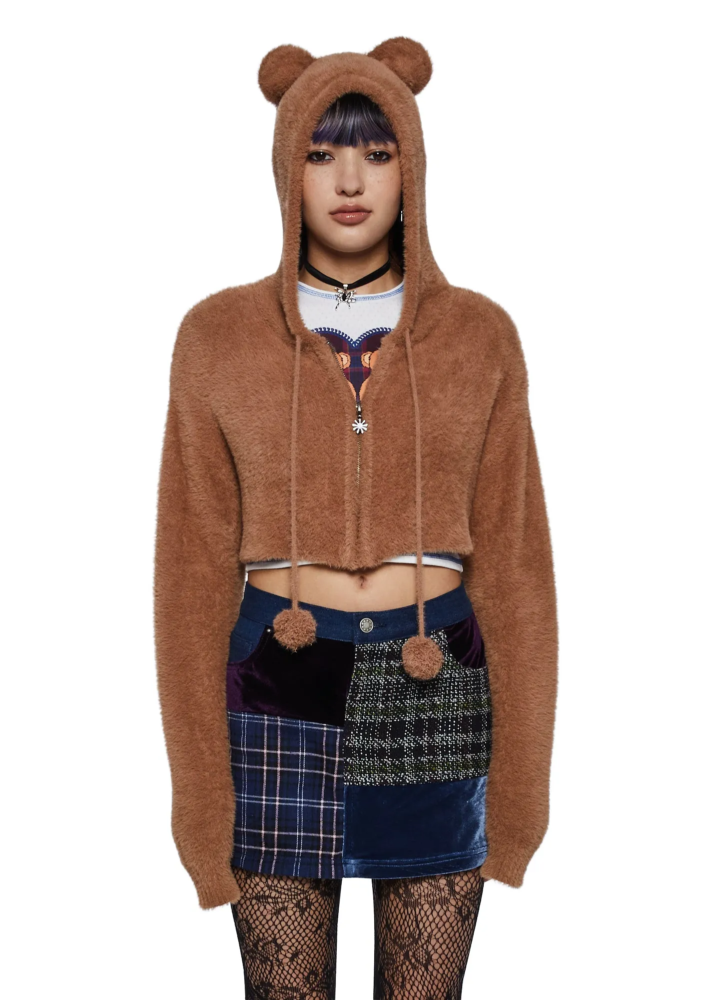 Fuzzy Friend Faux Fur Hoodie