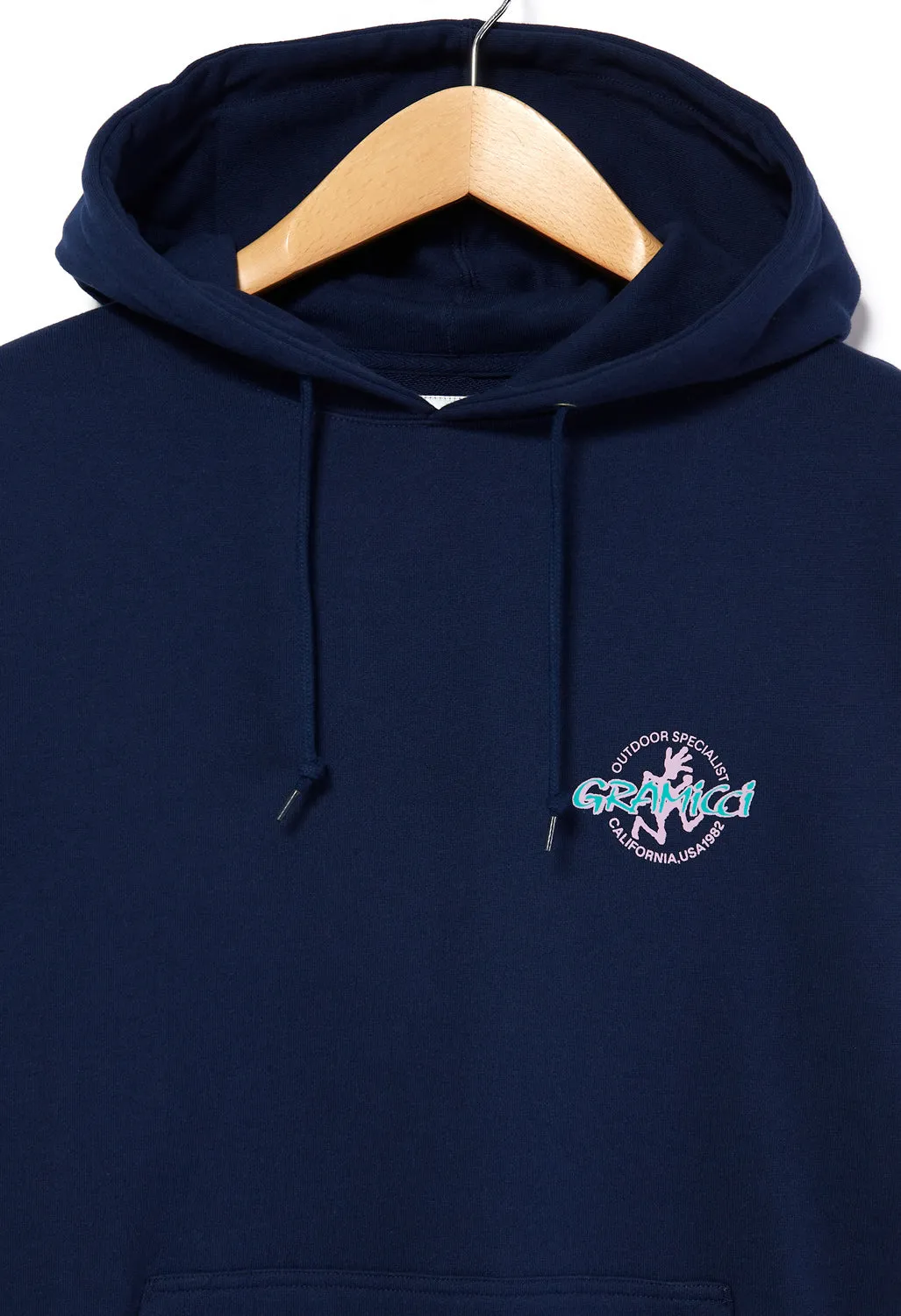 Gramicci Running Man Hooded Sweatshirt - Navy