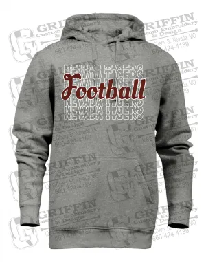 Heavyweight Fleece Hoodie - Football - Nevada Tigers 22-R