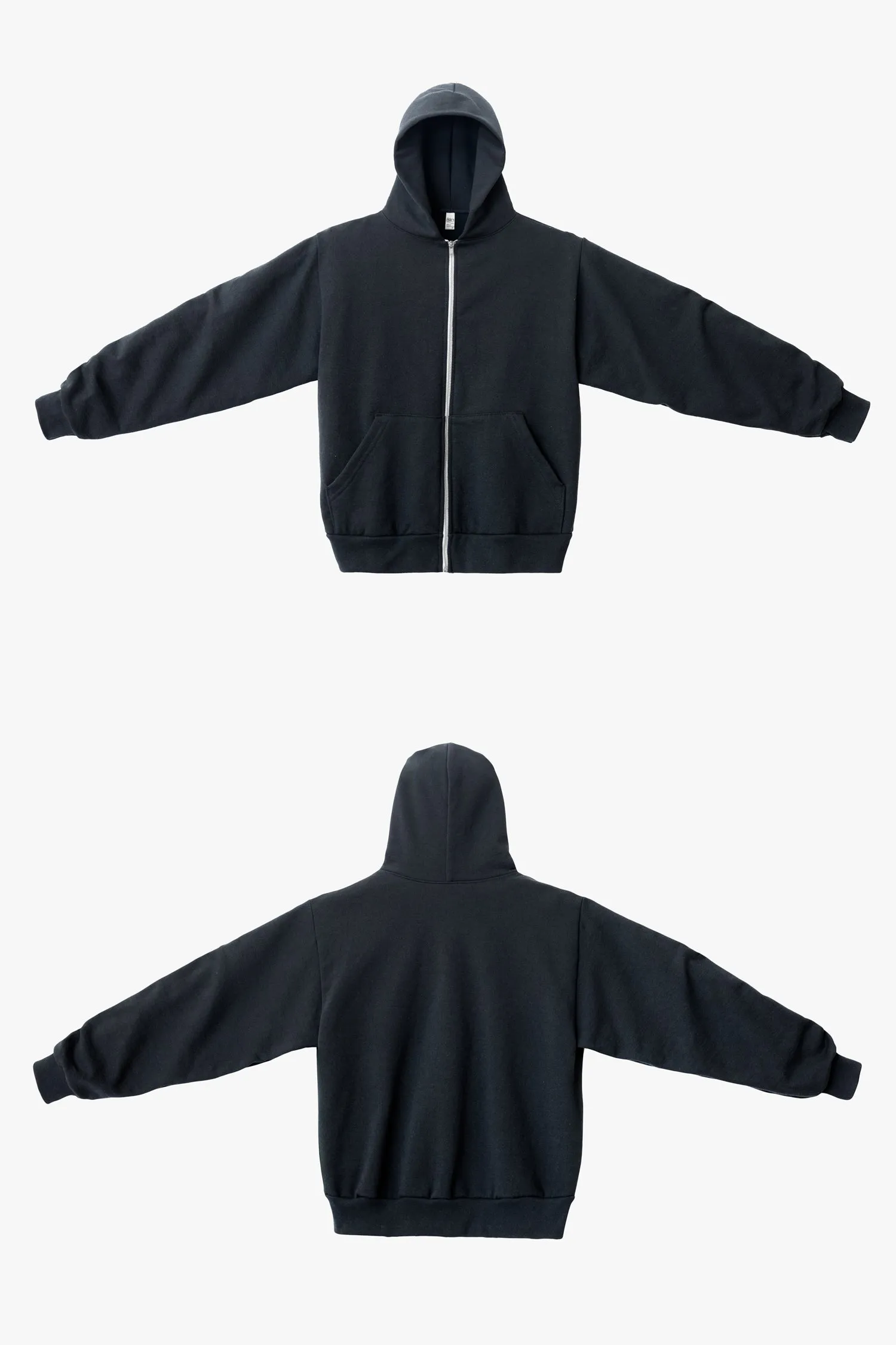 HF10 - Heavy Fleece Zip-Up Hoodie (Piece Dye)