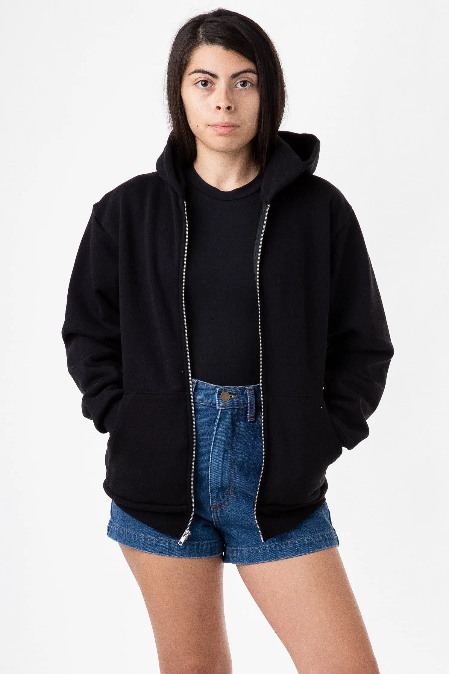 HF10 - Heavy Fleece Zip-Up Hoodie (Piece Dye)