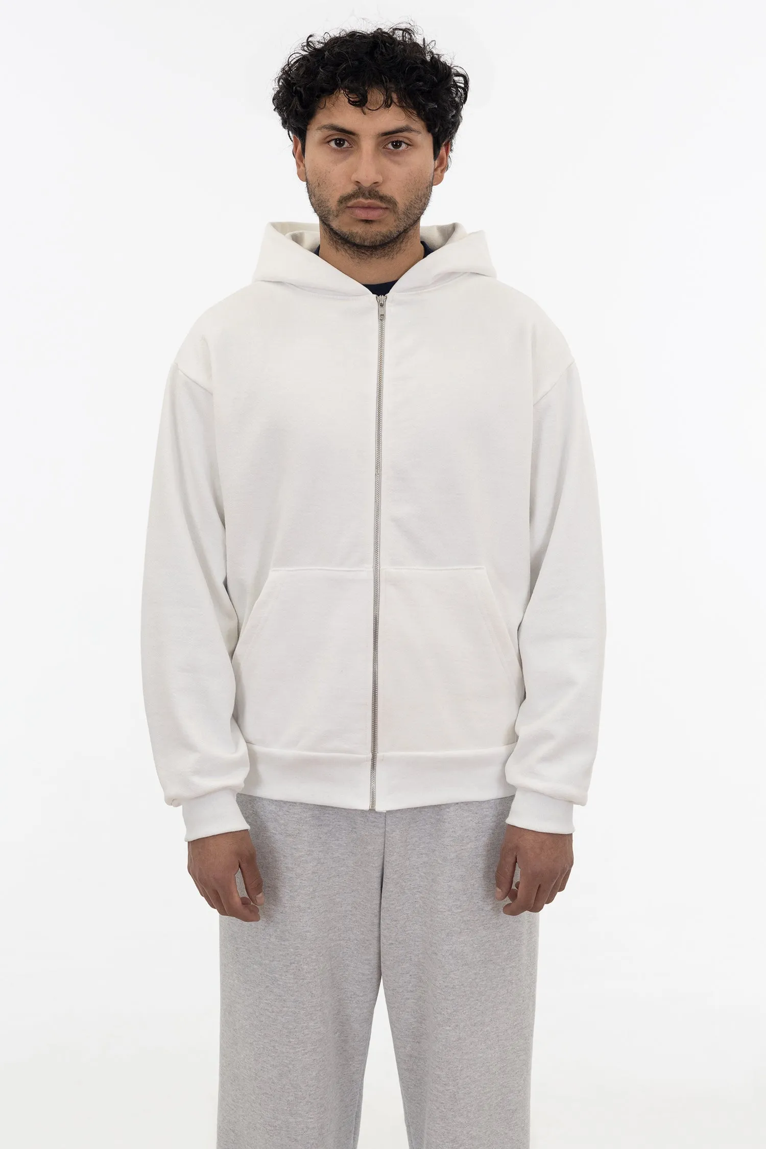 HF10 - Heavy Fleece Zip-Up Hoodie (Piece Dye)