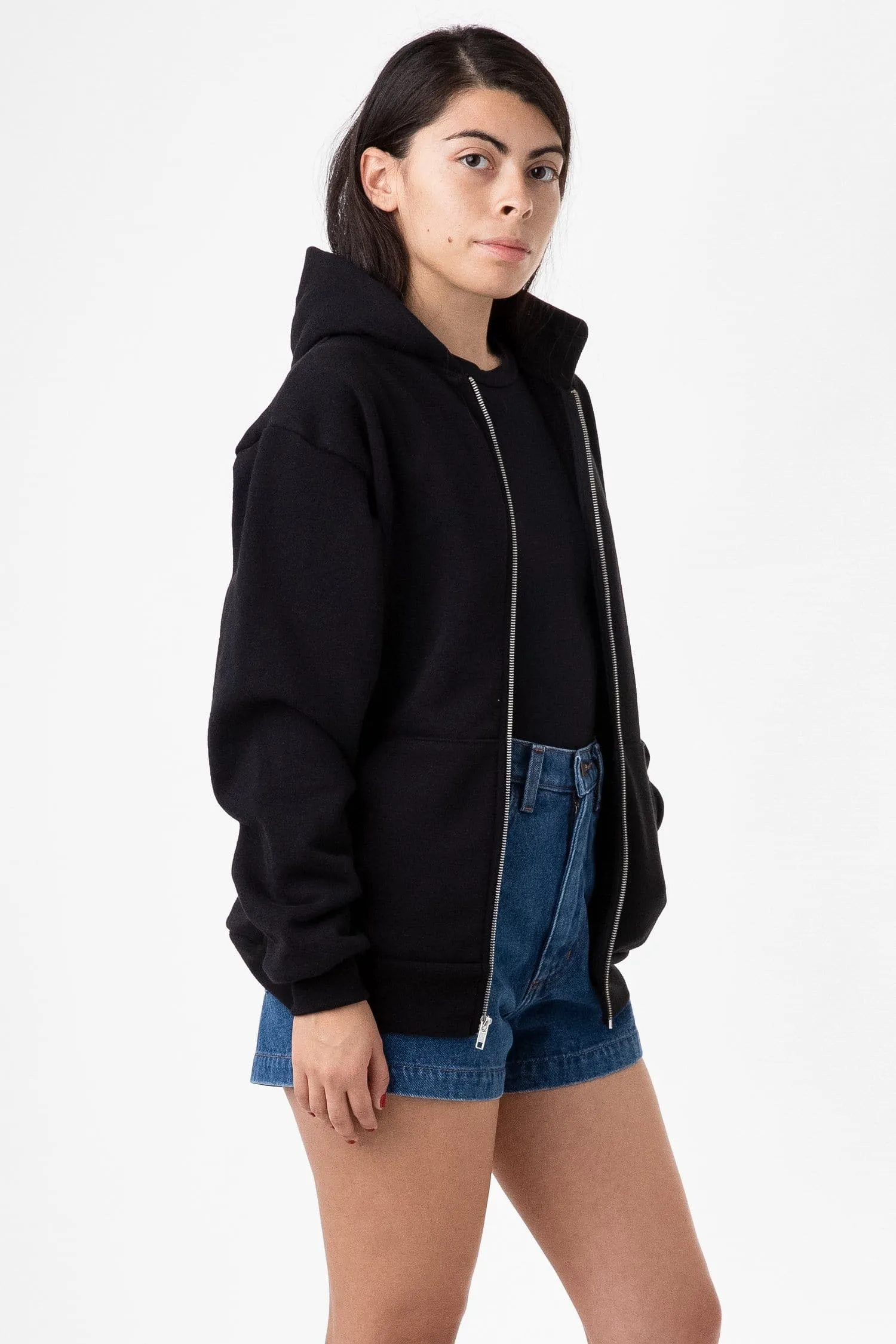 HF10 - Heavy Fleece Zip-Up Hoodie (Piece Dye)