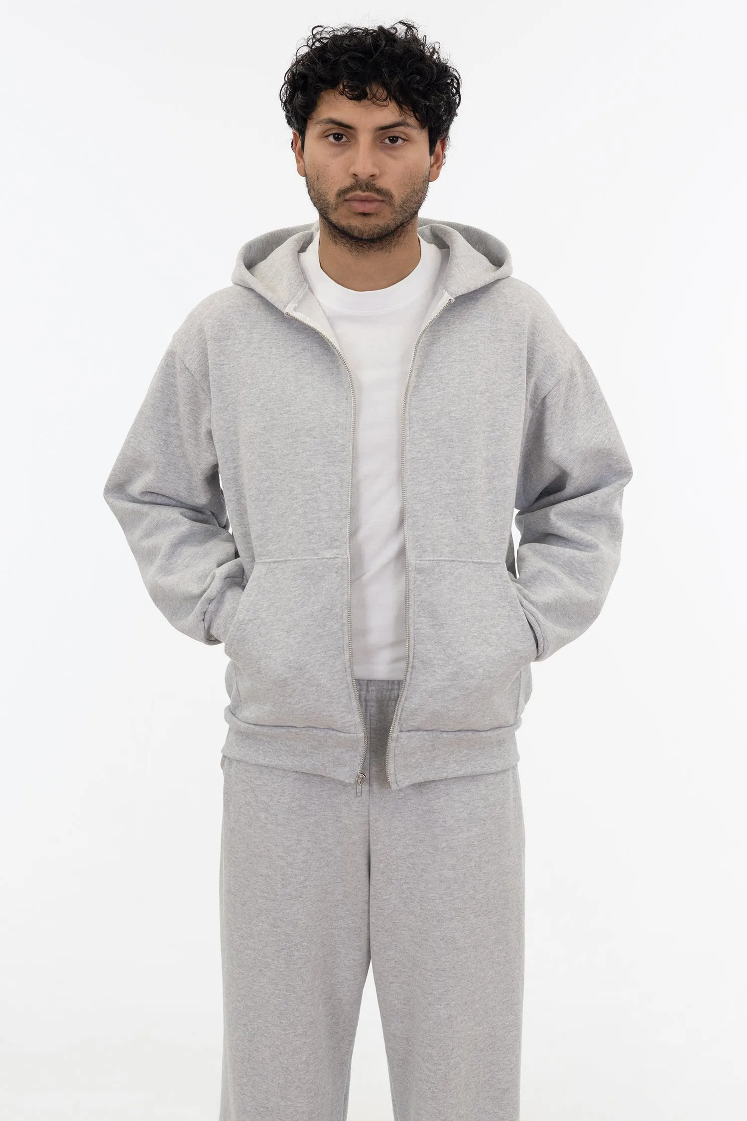 HF10 - Heavy Fleece Zip-Up Hoodie (Piece Dye)