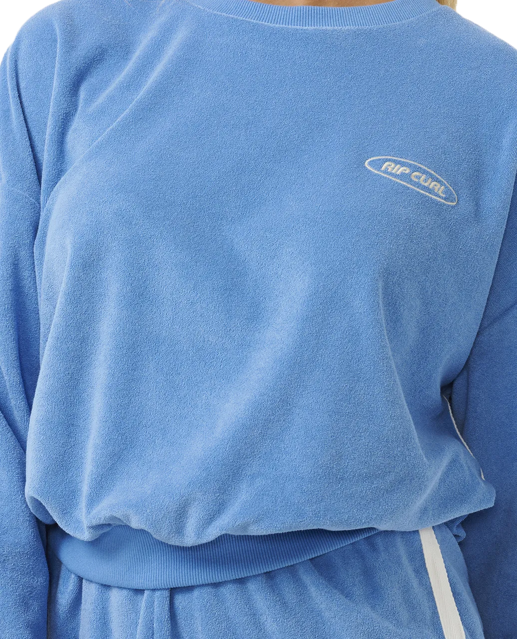 High Tide Terry Sweatshirt in Bright Blue