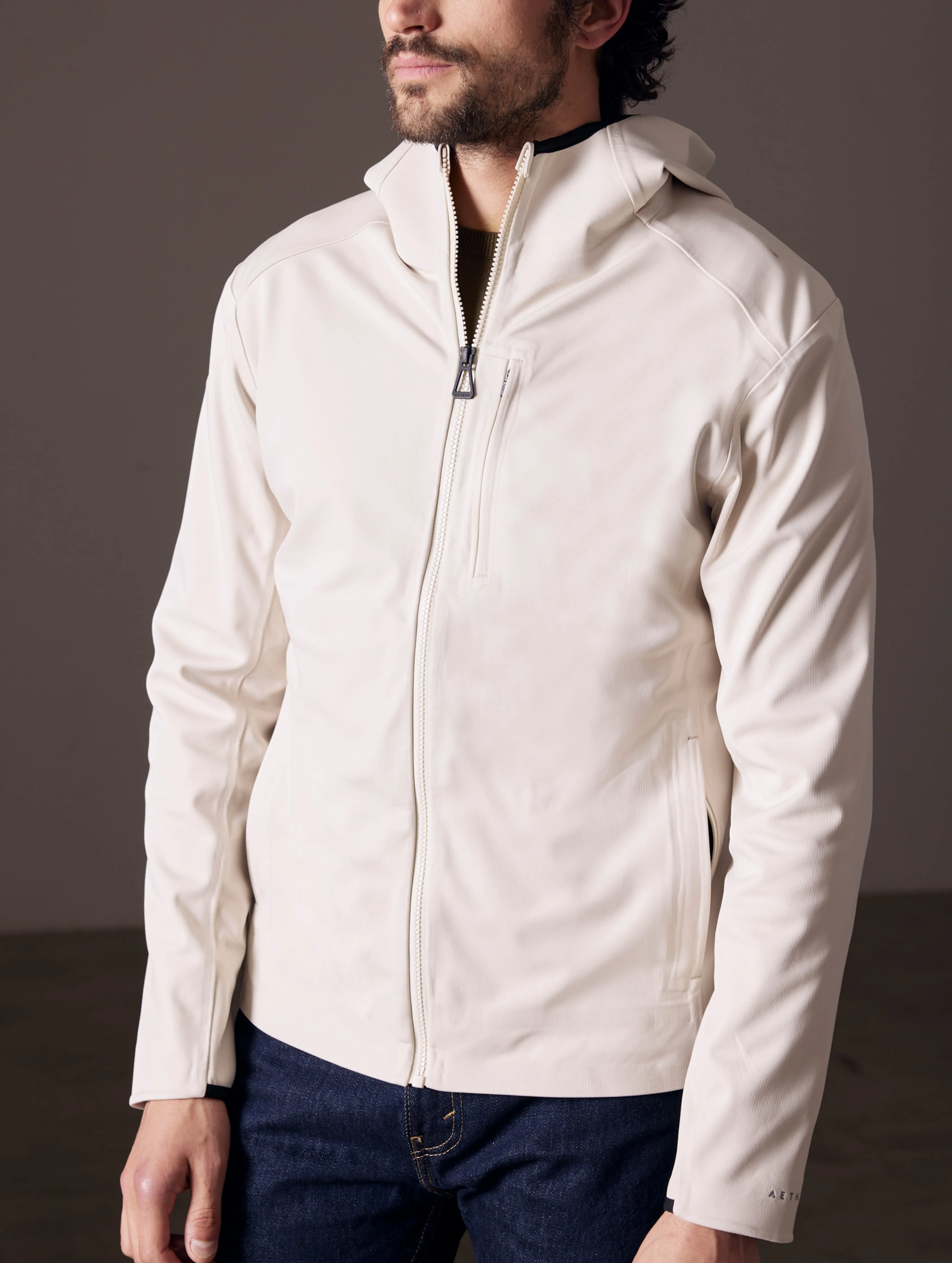 Hooded Tech-Fleece Full-Zip - Bone