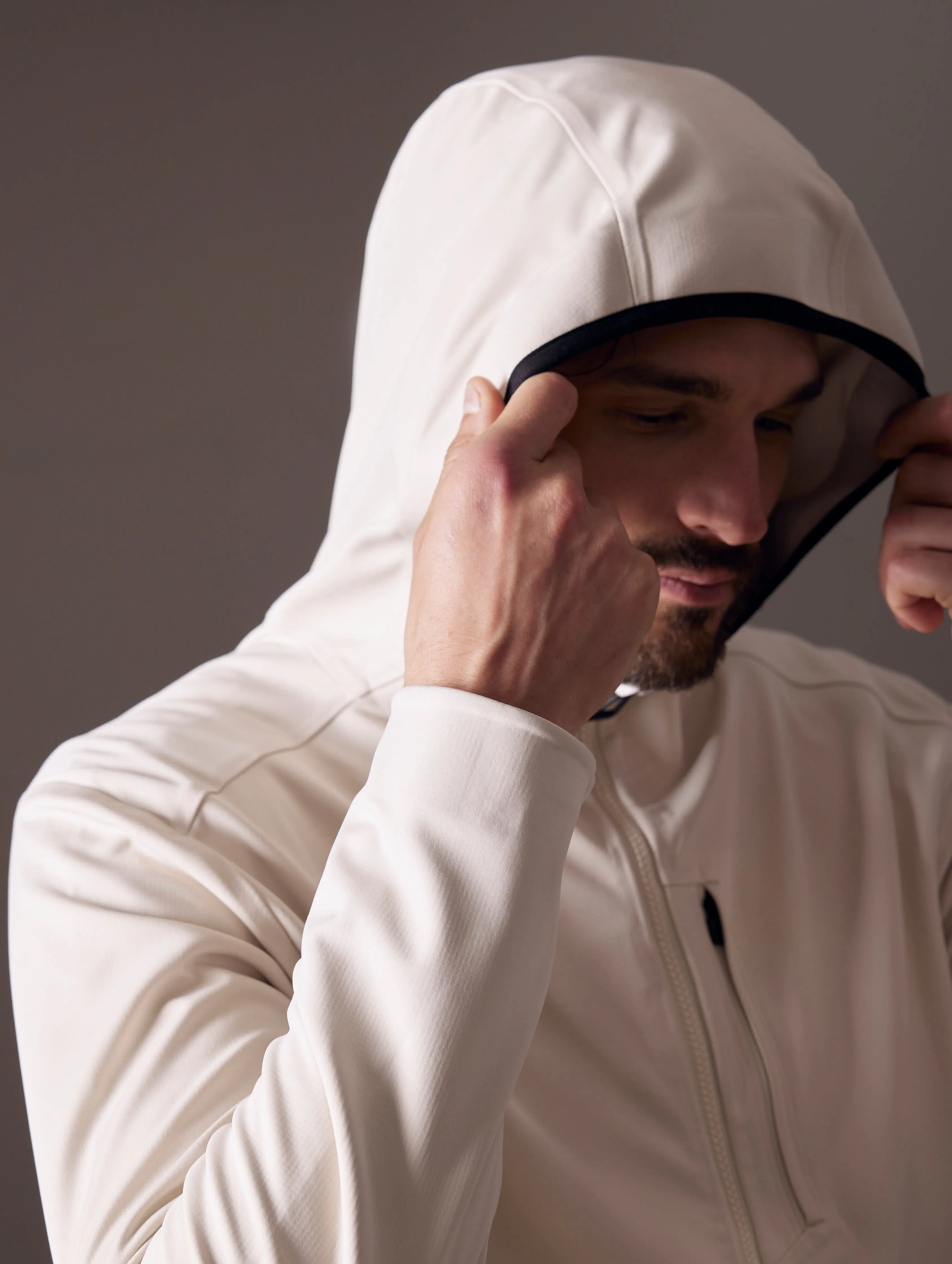 Hooded Tech-Fleece Full-Zip - Bone