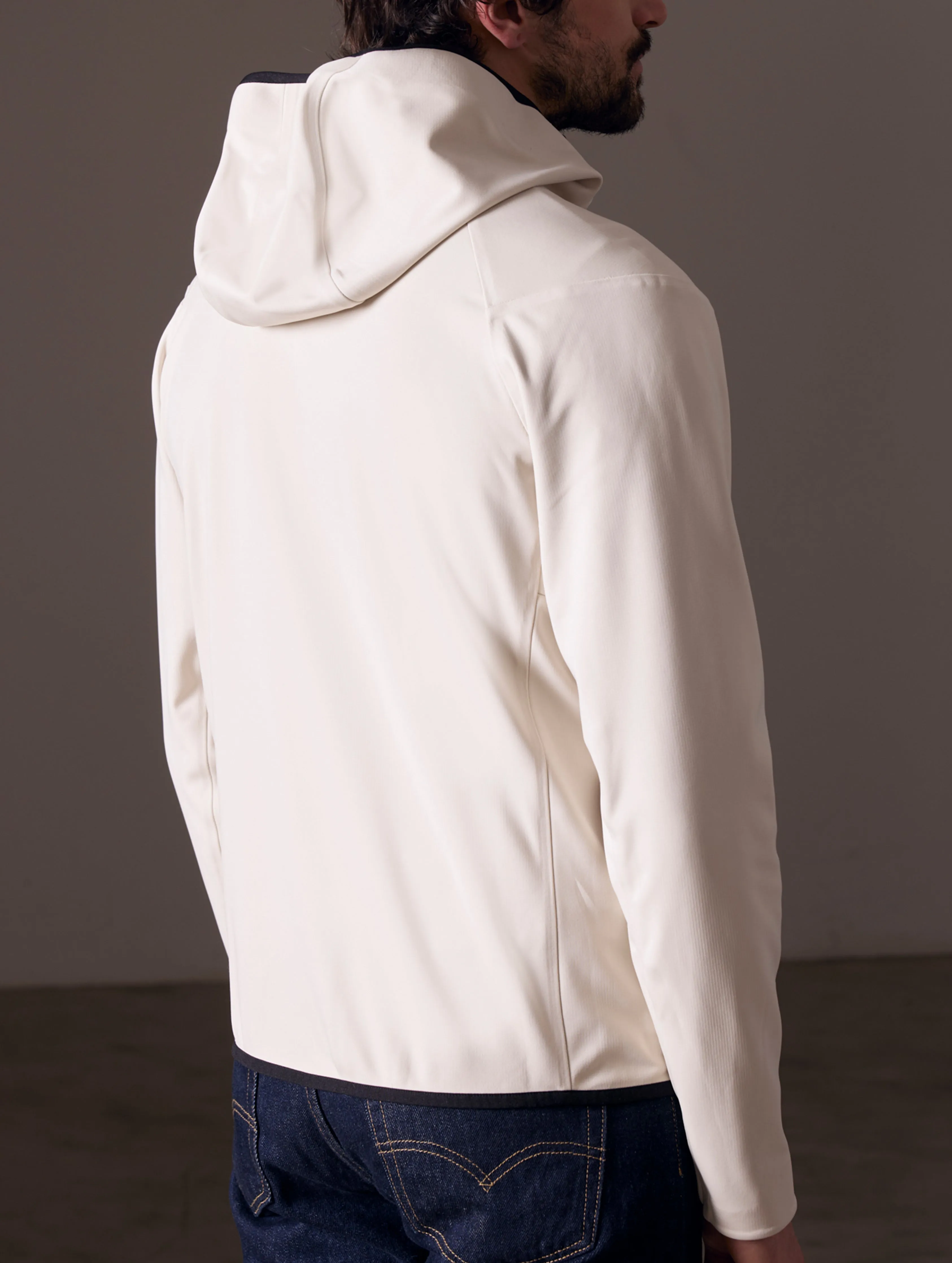 Hooded Tech-Fleece Full-Zip - Bone