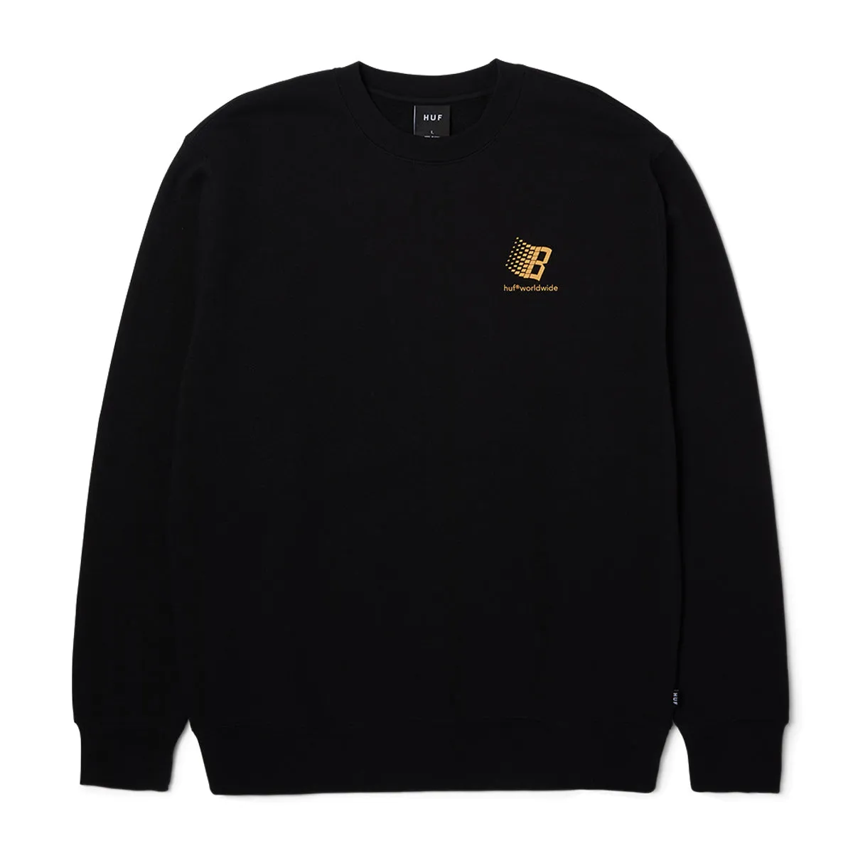 HUF x Bronze Crewneck - Black