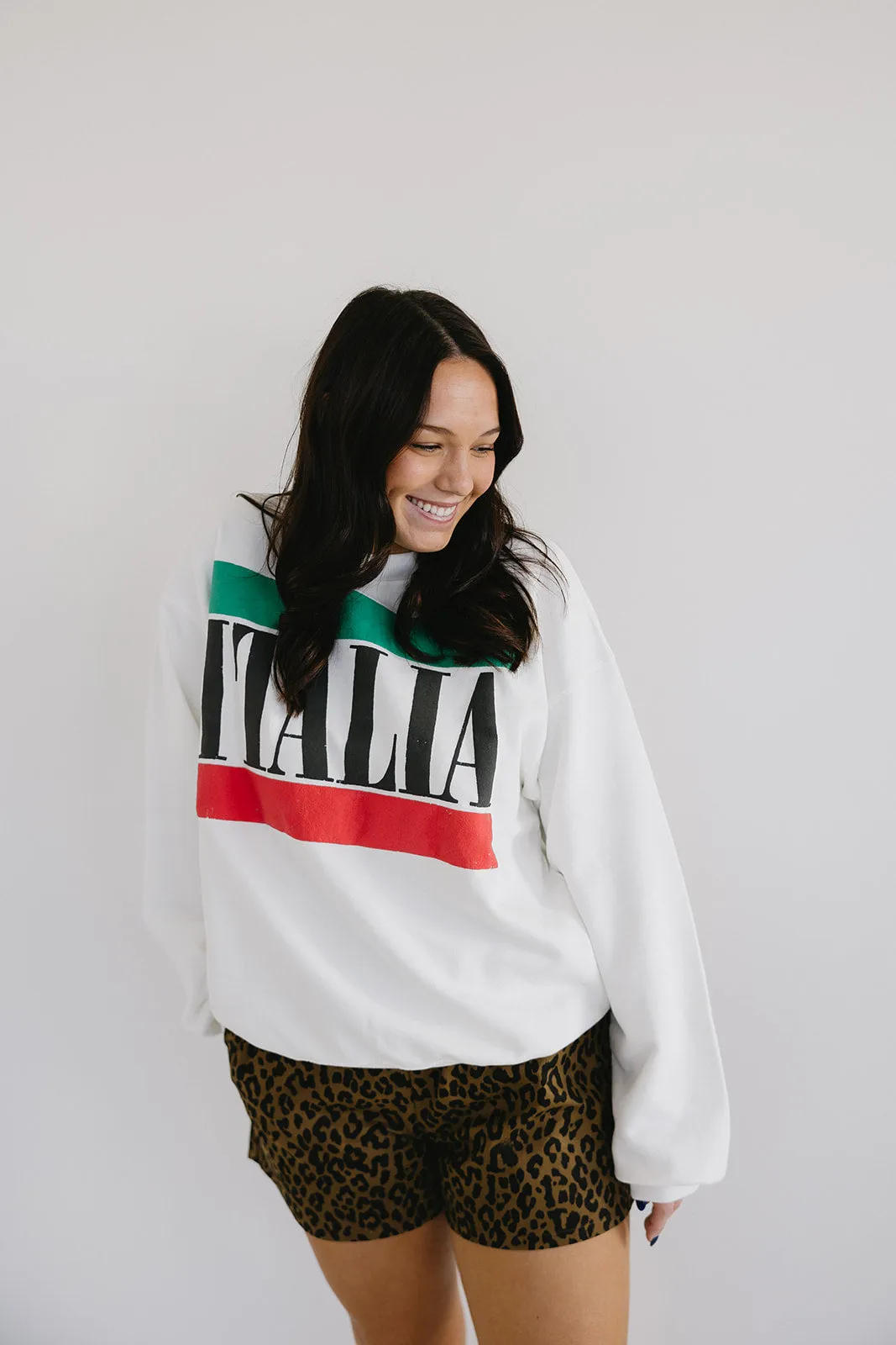 Italia Crewneck - Vintage White