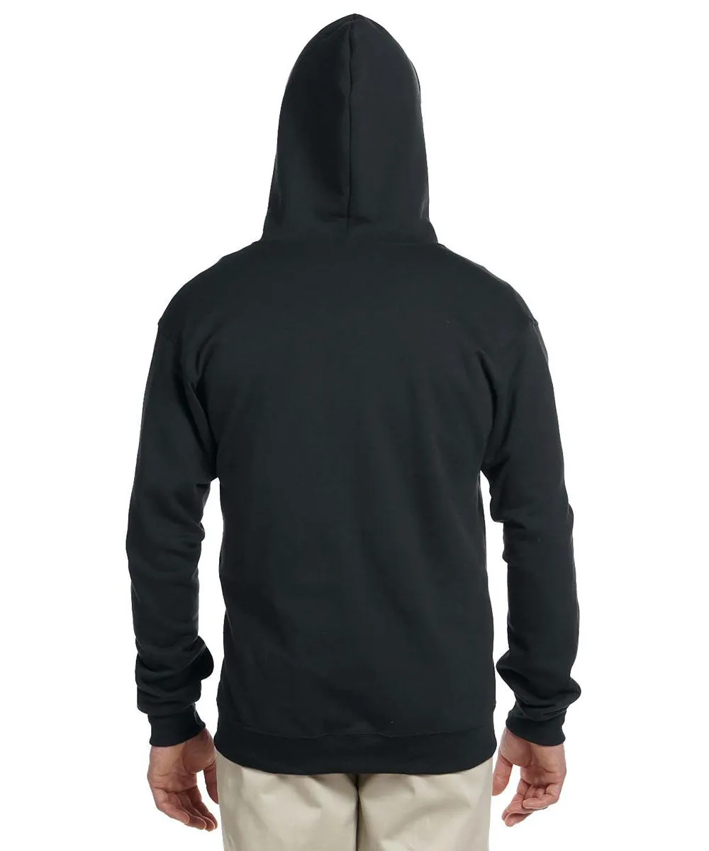 Jerzees NuBlend Fleece Full-Zip Hooded Sweatshirt - Black