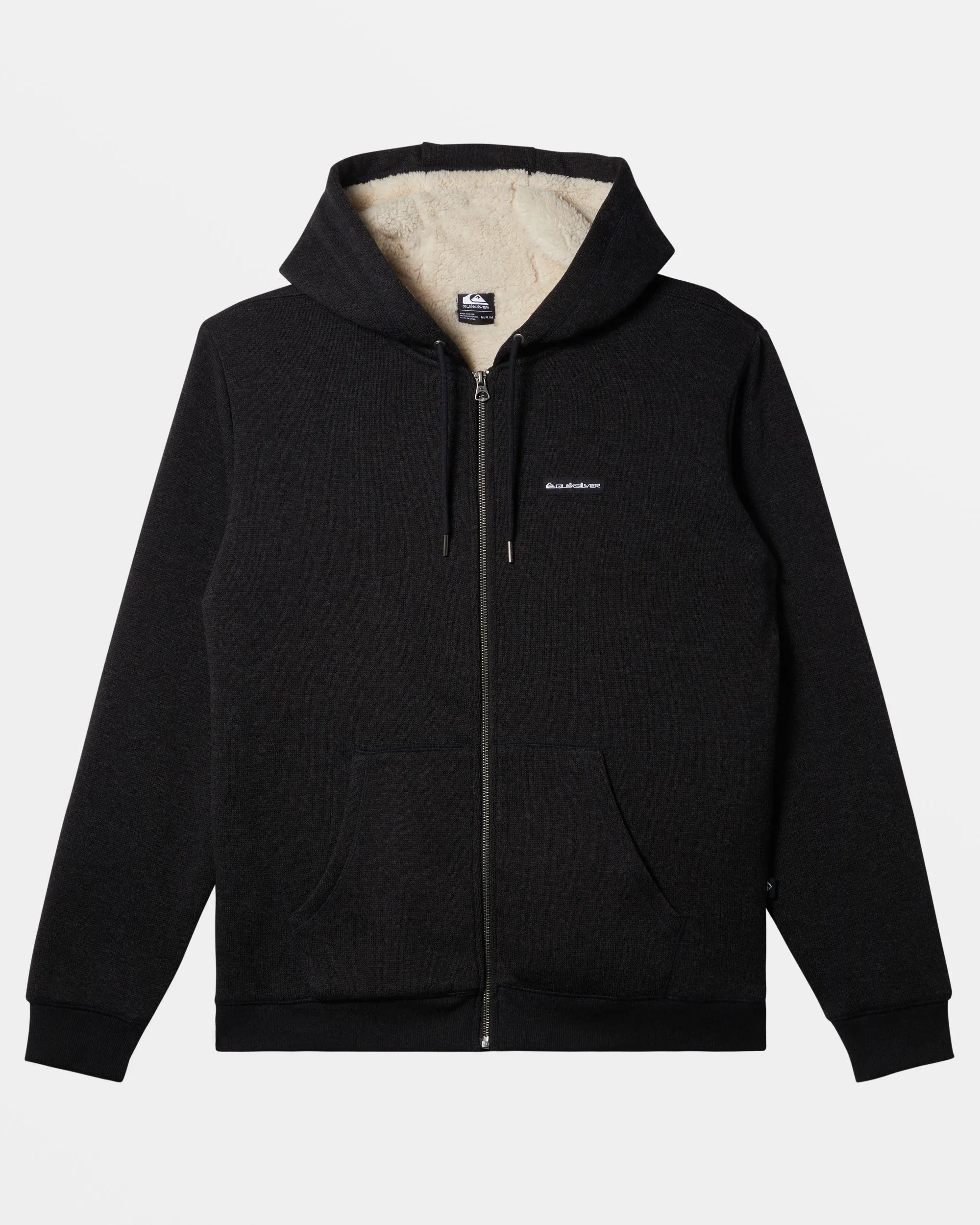 Keller Zip Hoodie - Black Heather