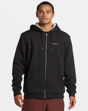 Keller Zip Hoodie - Black Heather