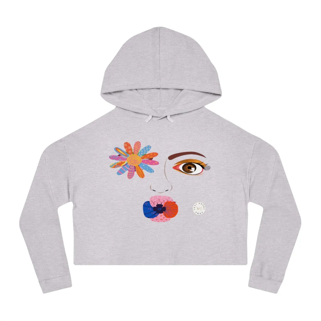 Kiss Me Petunia Cropped Hoodie