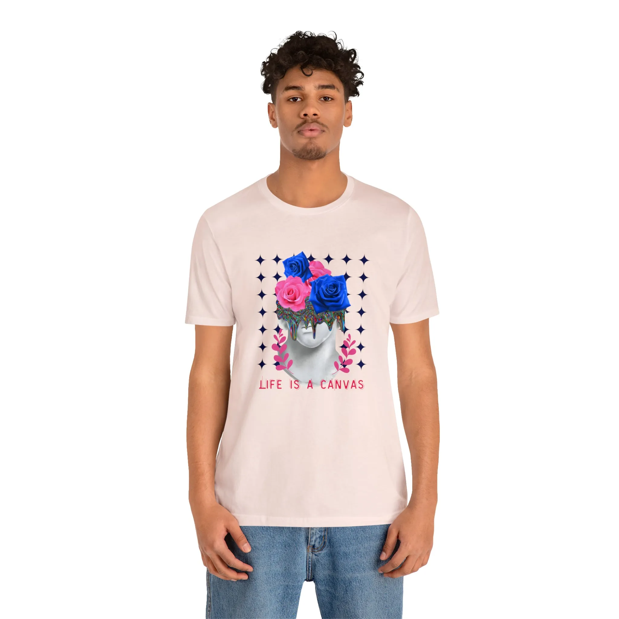 Life is a canvas urban streetwear Unisex Jersey Short Sleeve Tee