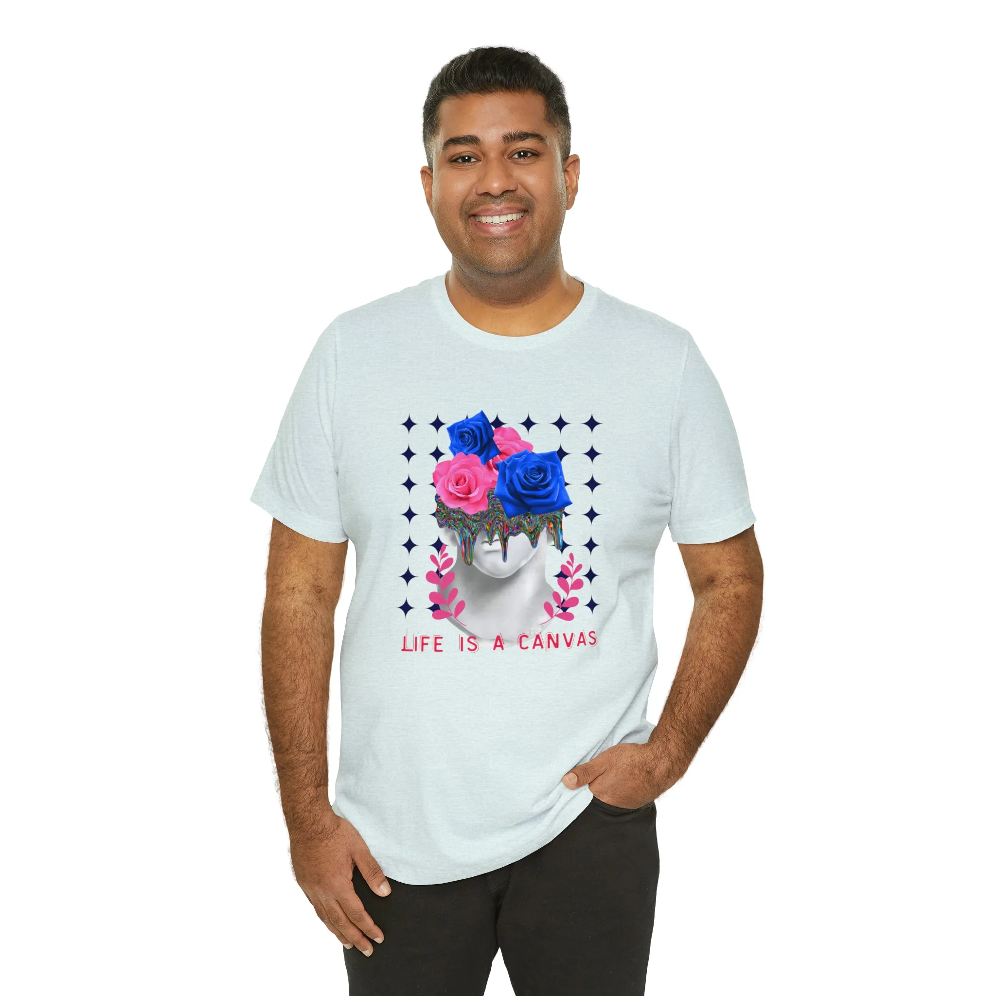 Life is a canvas urban streetwear Unisex Jersey Short Sleeve Tee