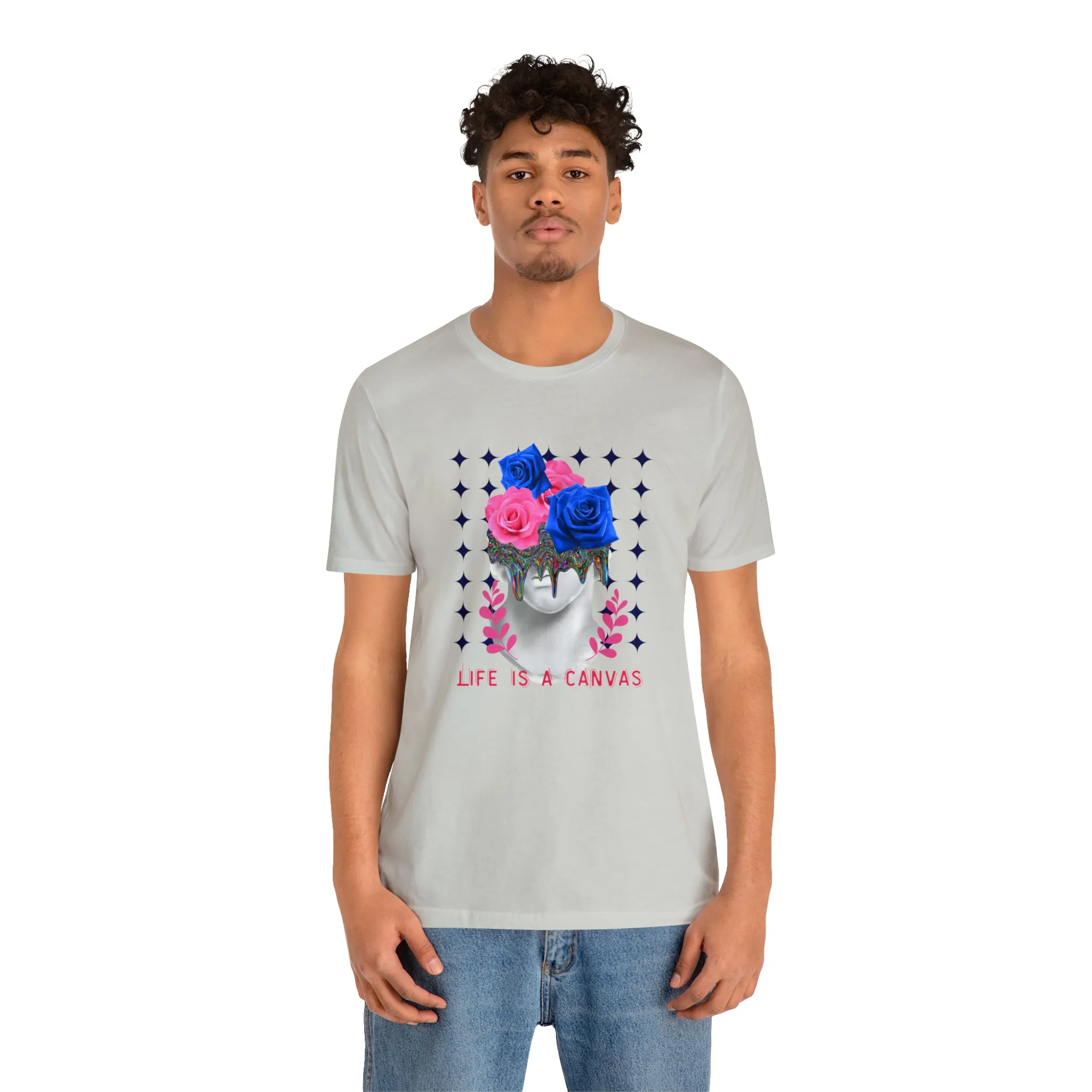 Life is a canvas urban streetwear Unisex Jersey Short Sleeve Tee