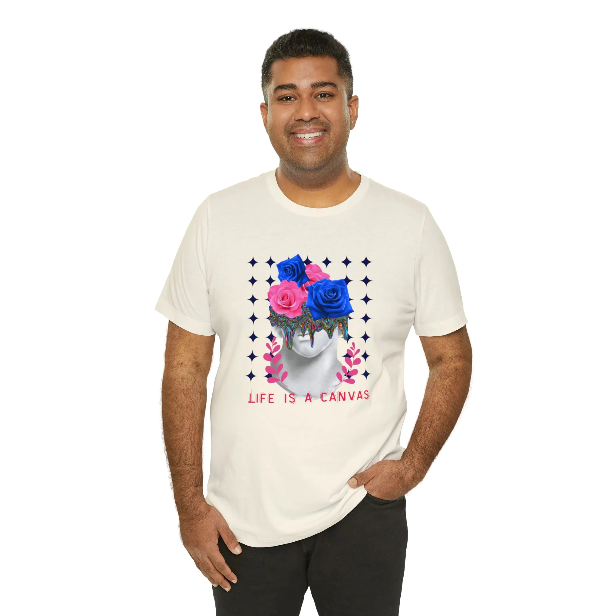 Life is a canvas urban streetwear Unisex Jersey Short Sleeve Tee