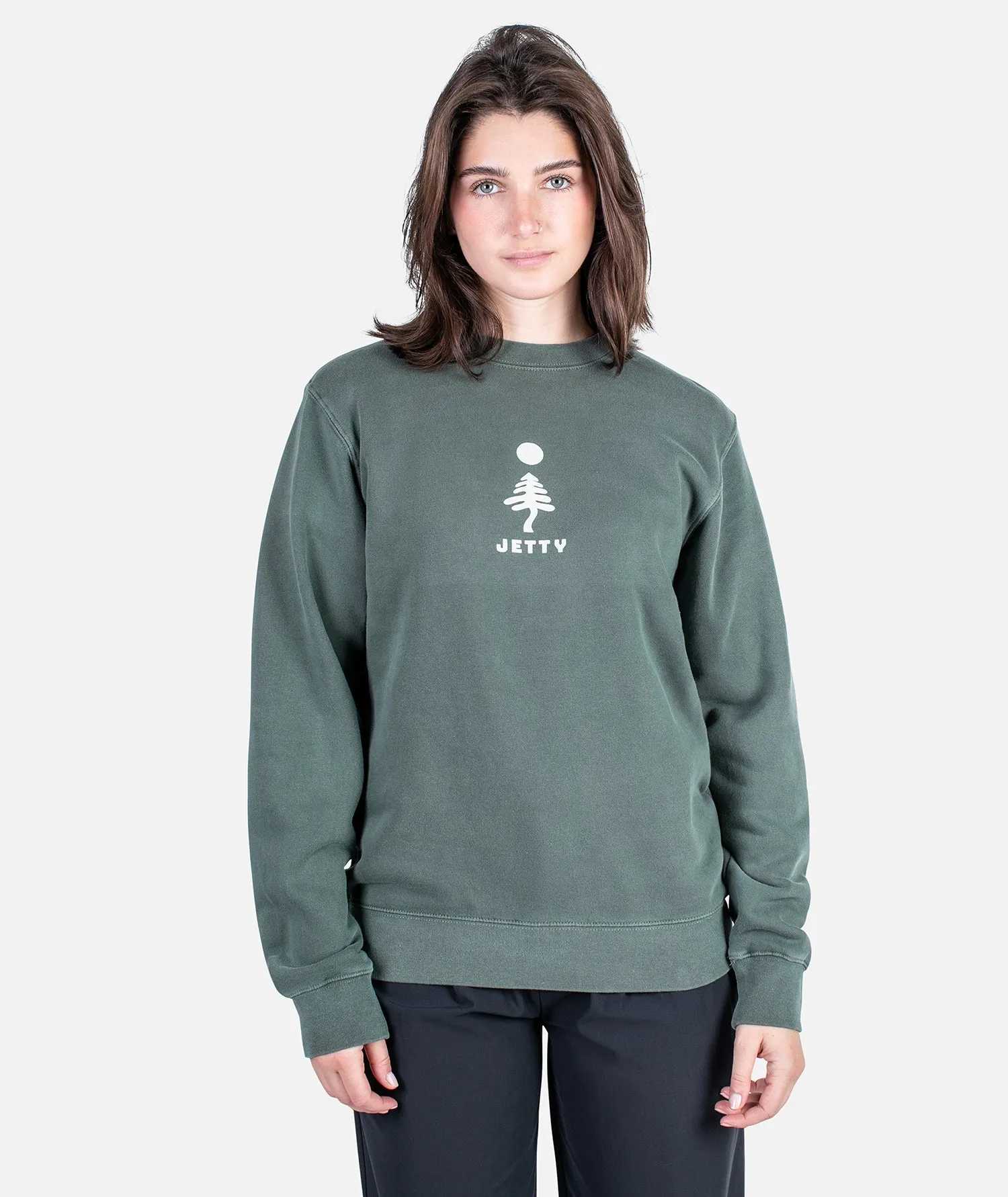 Loch Crewneck - Forest Green