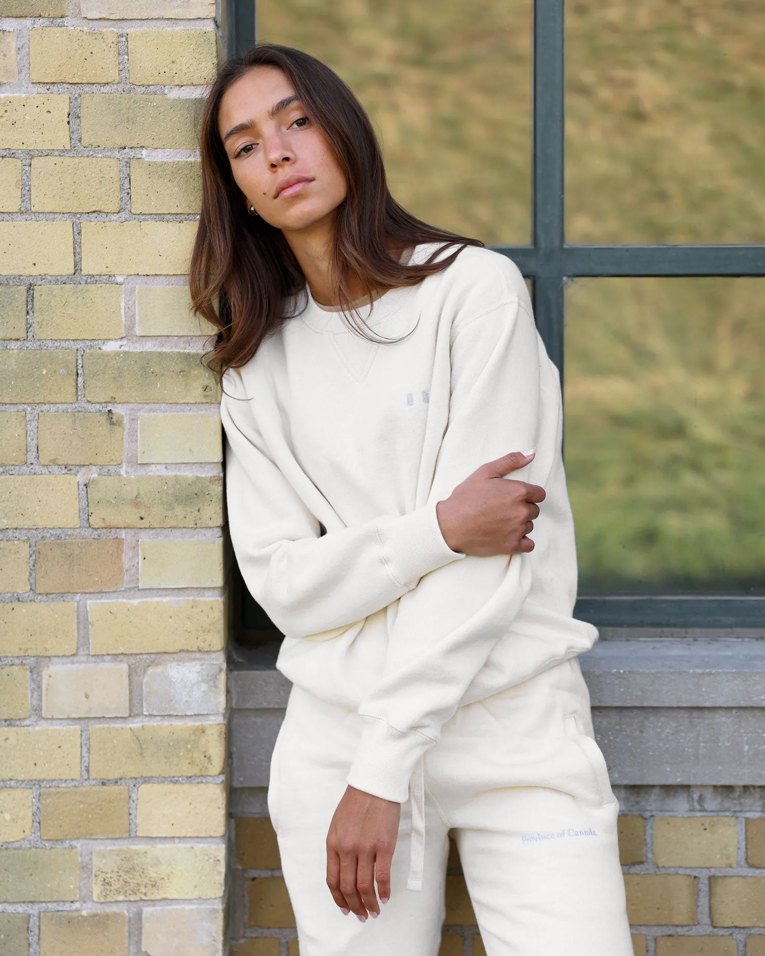 Lounge Fleece Sweatshirt Cream - Unisex