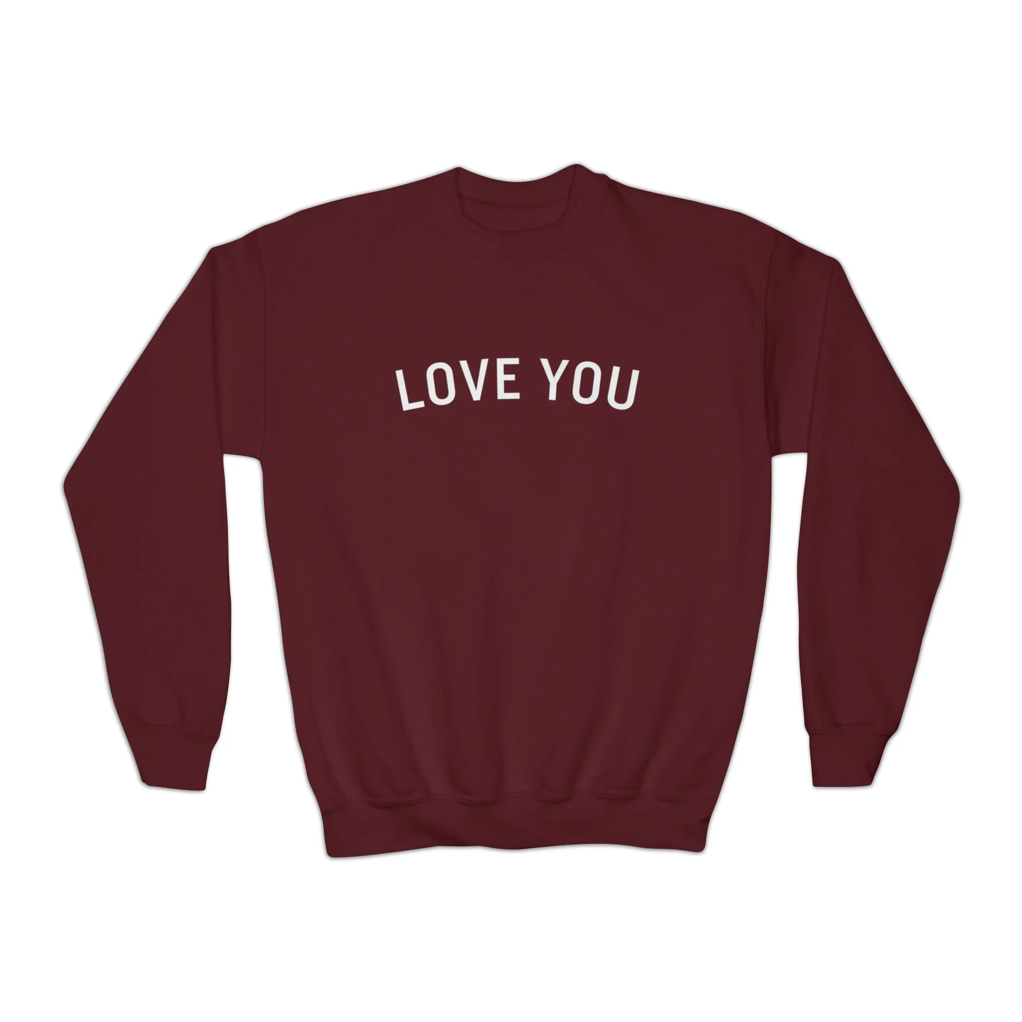 Love You Crewneck Sweatshirt - Youth guy