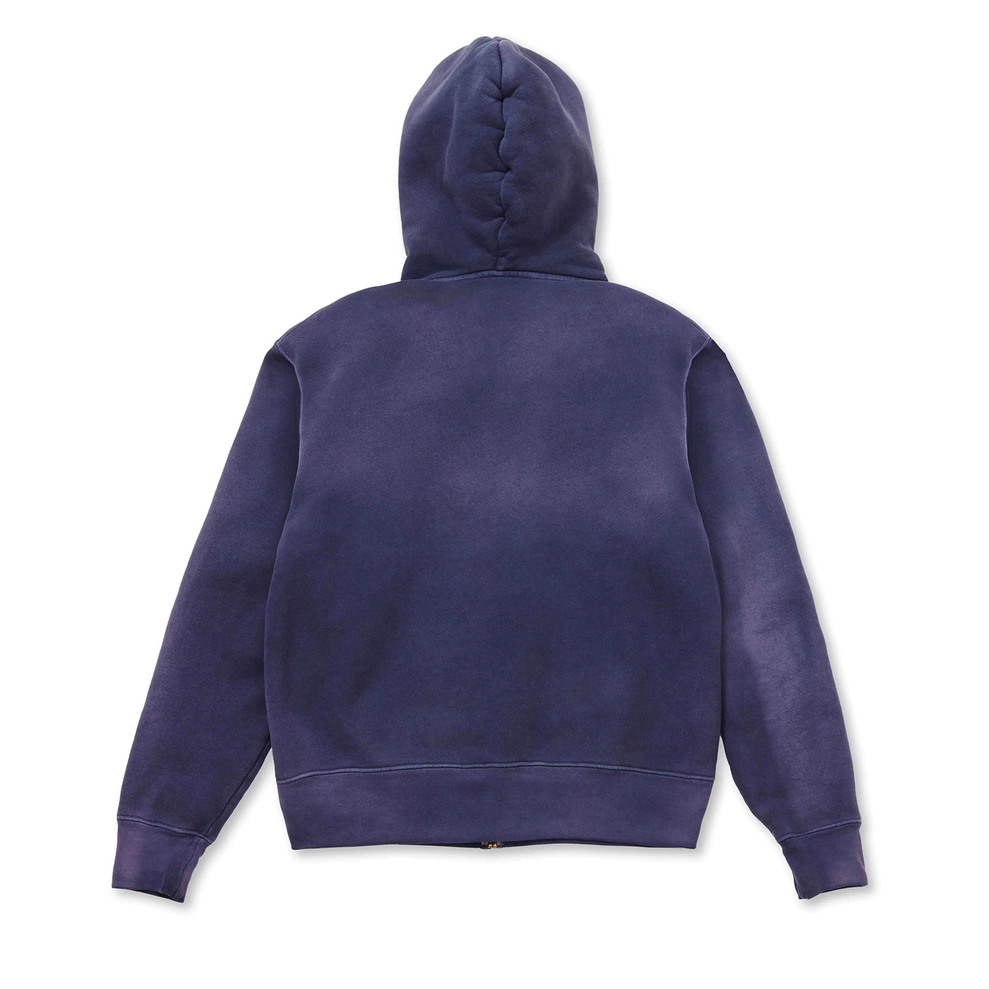 Mademe - Men's Psychotic State Full-zip Hoodie - (Washed Navy)