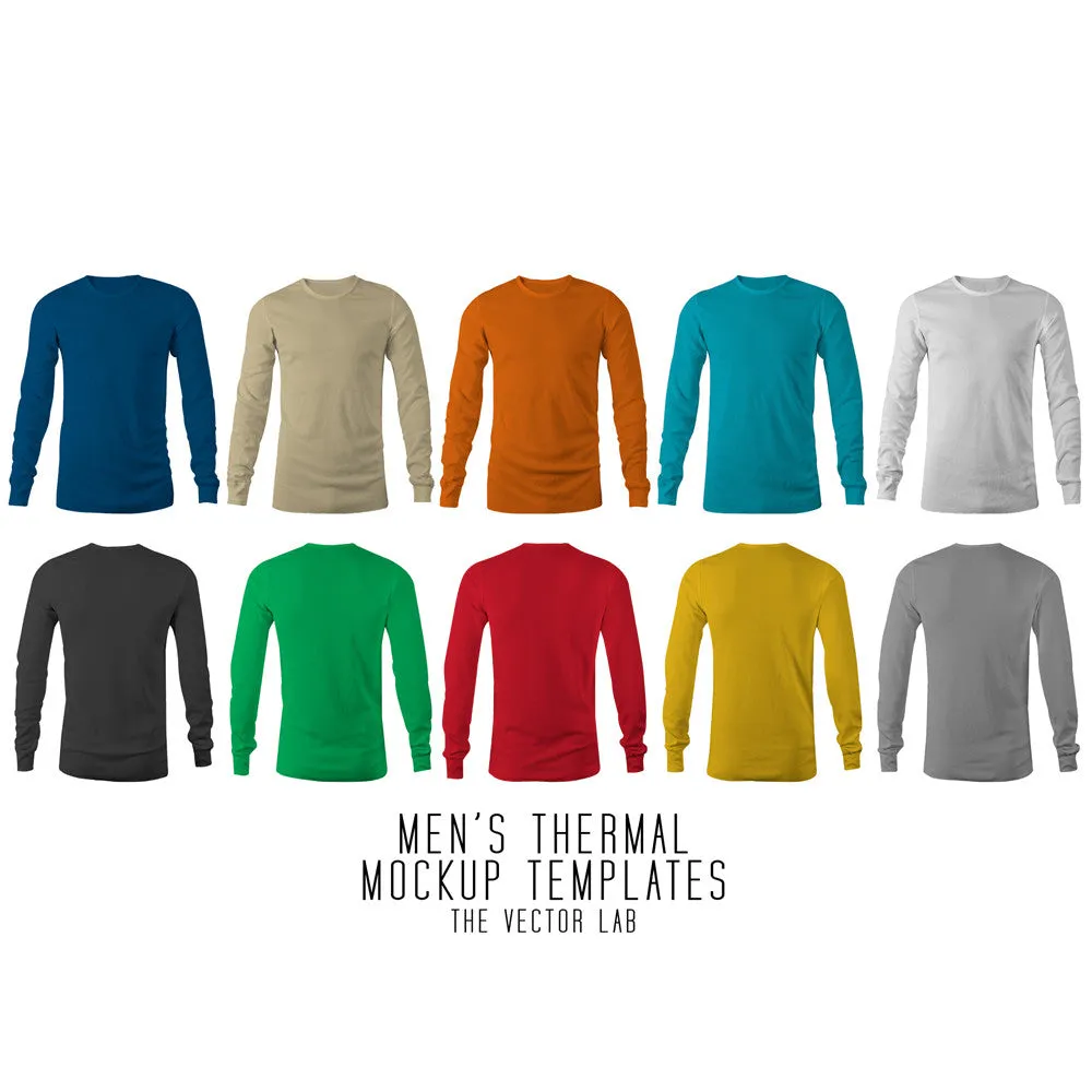 Men's Apparel Mockup Templates Bundle