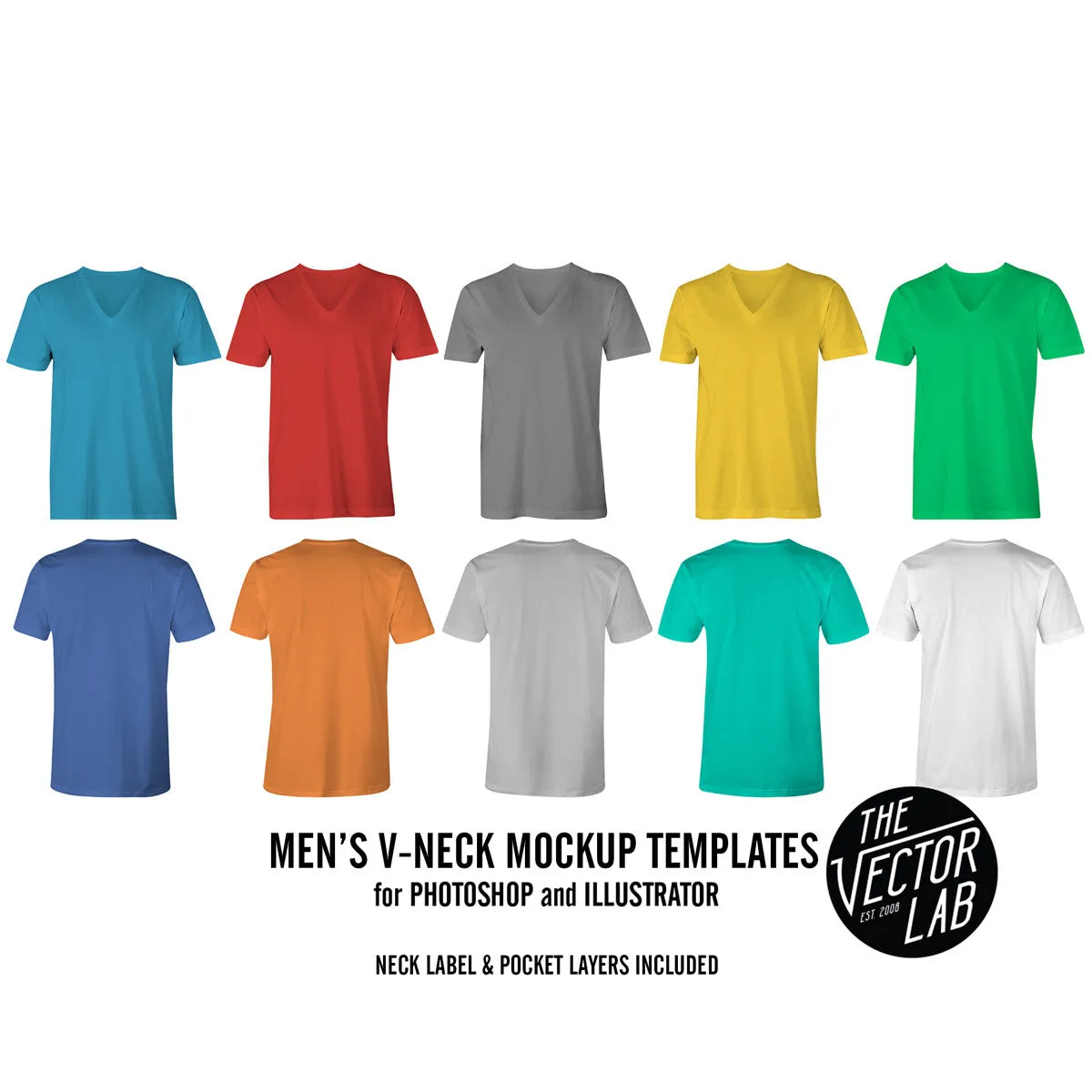 Men's Apparel Mockup Templates Bundle