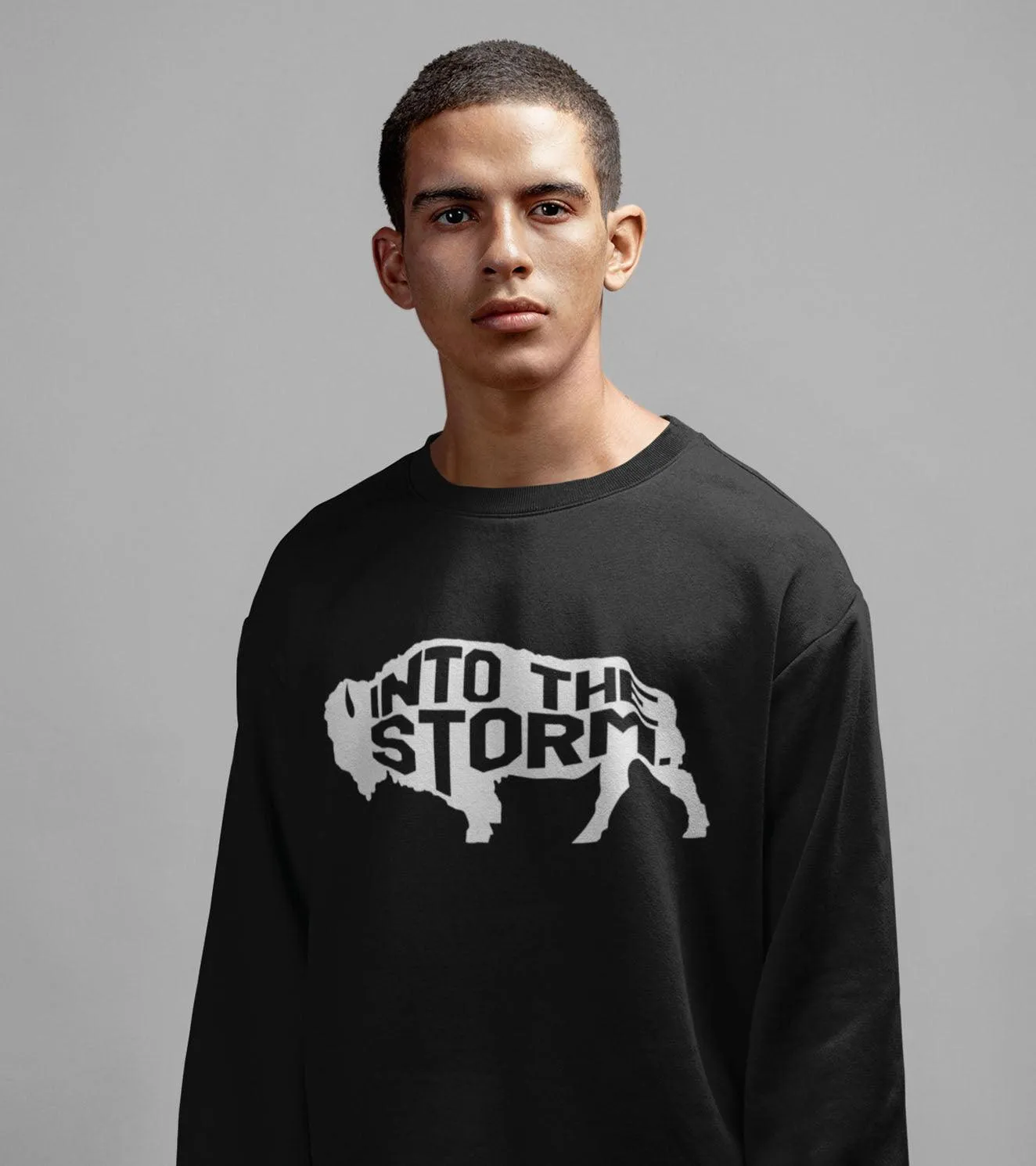 Men's Classic Crew Into the Storm Sweatshirt