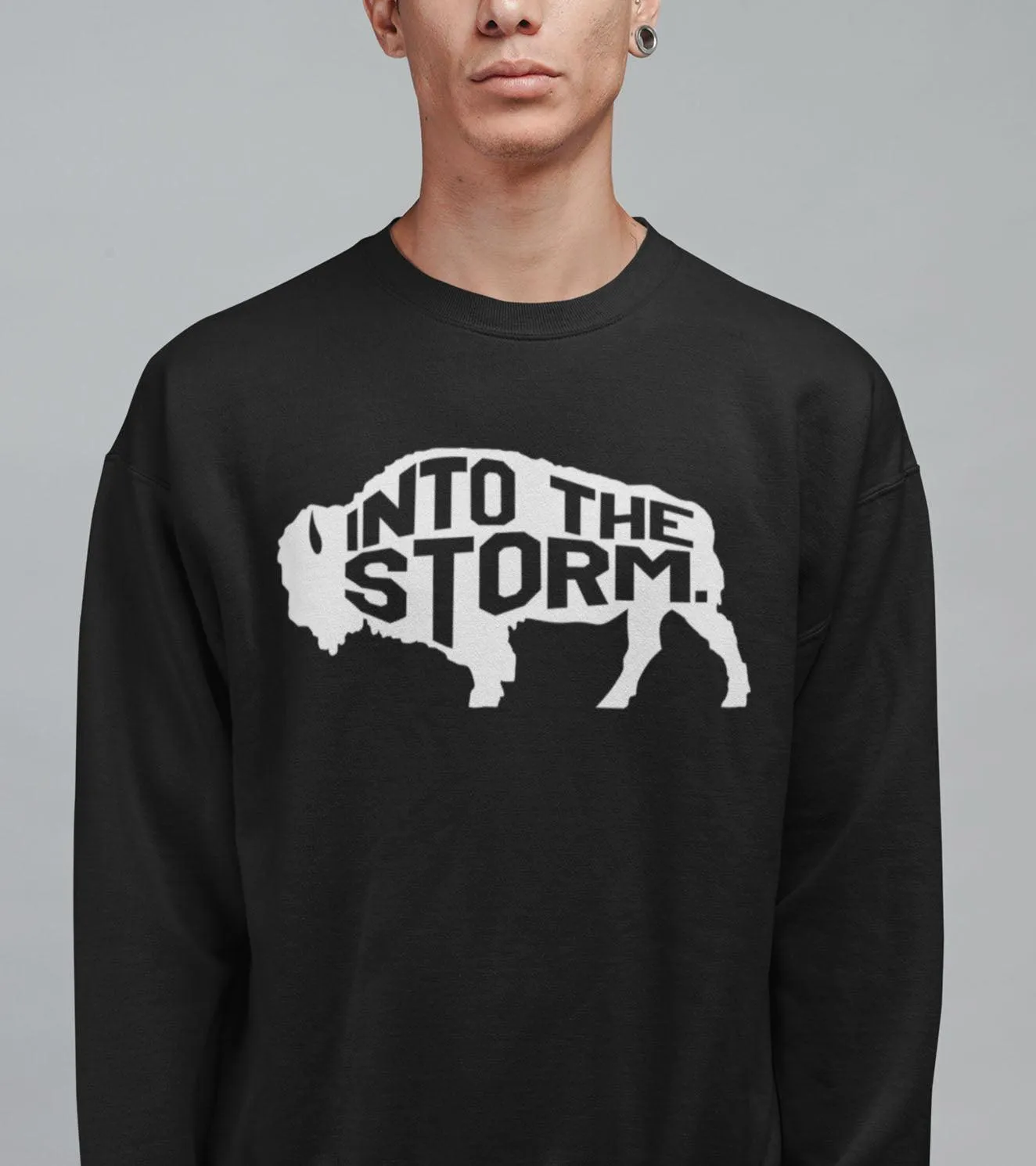 Men's Classic Crew Into the Storm Sweatshirt