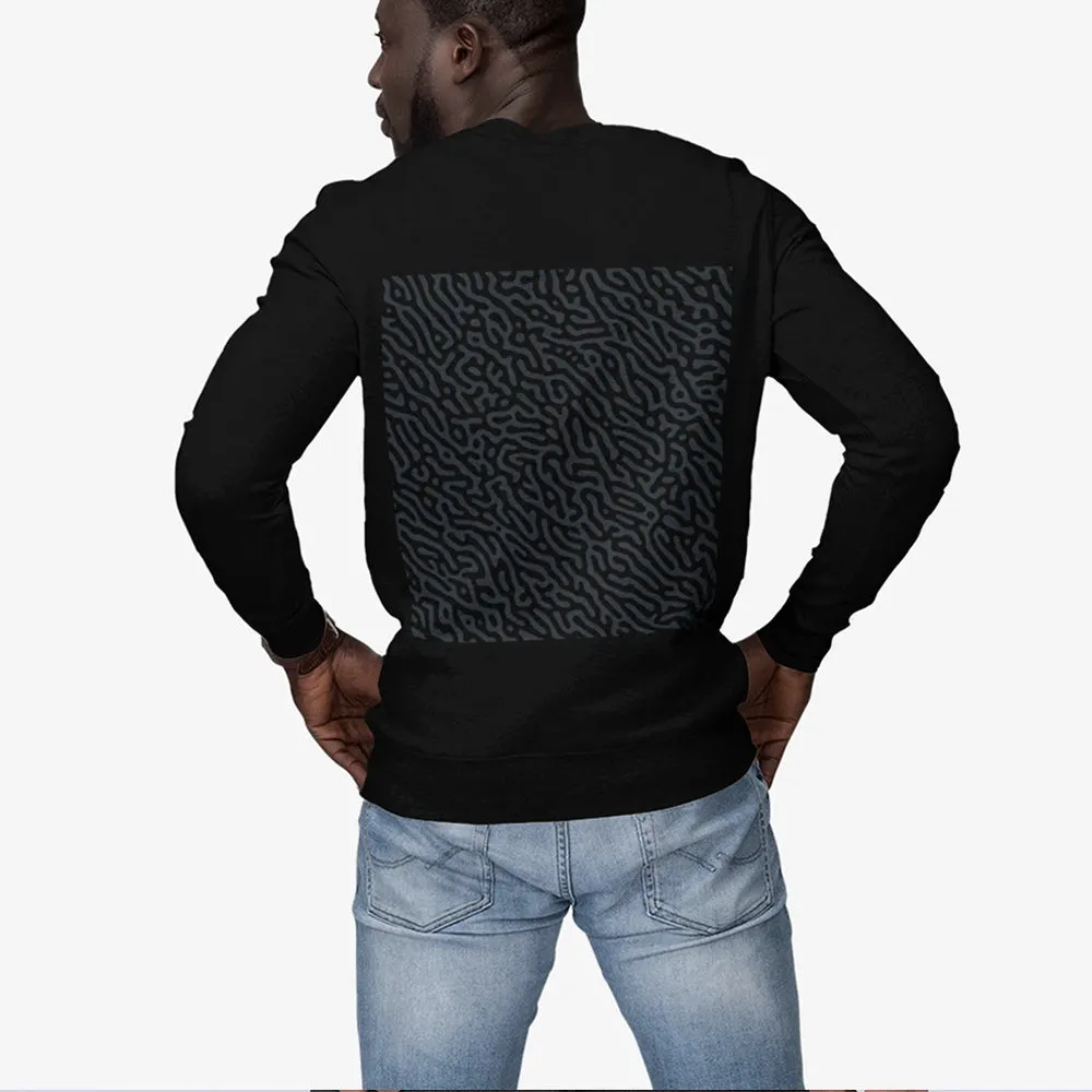 Men's Comfortable Swirl Back Sweatshirt