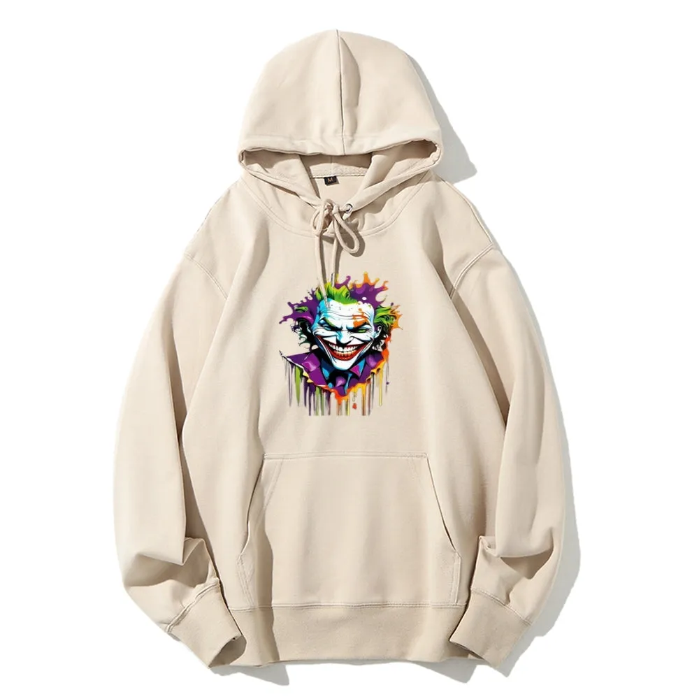 Mens Joker Skull Graphic Hoodies