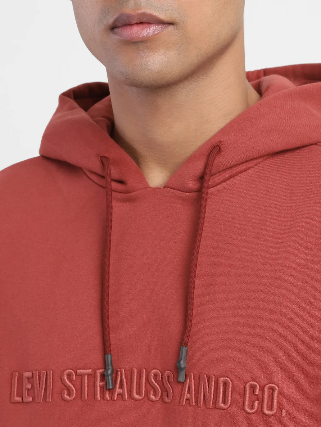 Men's Solid Hooded Sweatshirt