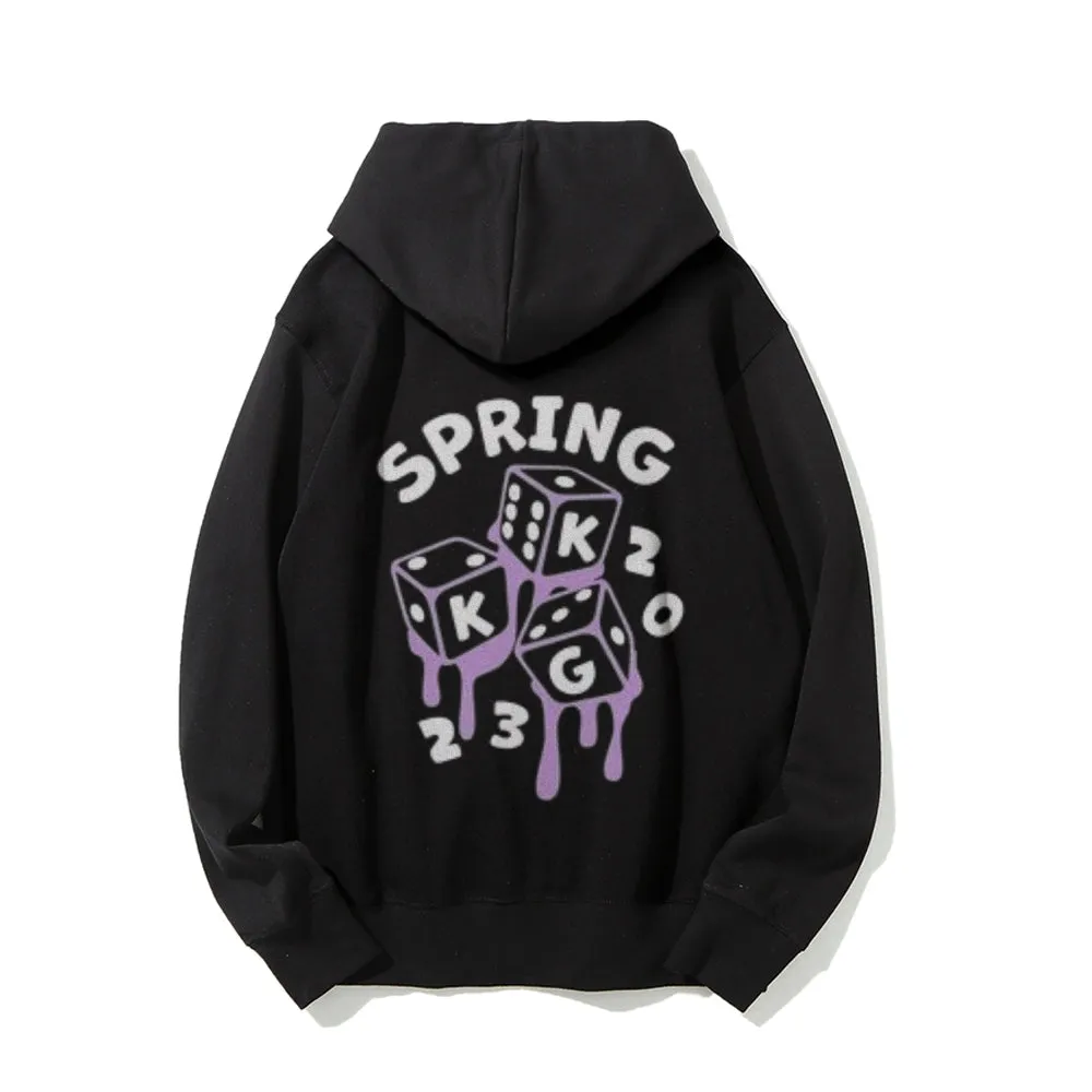 Mens Spring Game Graphic Hoodies