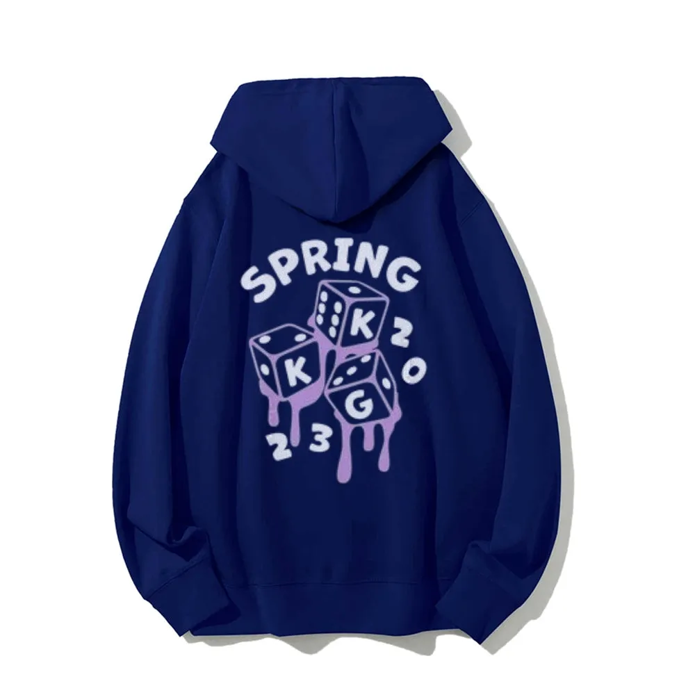 Mens Spring Game Graphic Hoodies