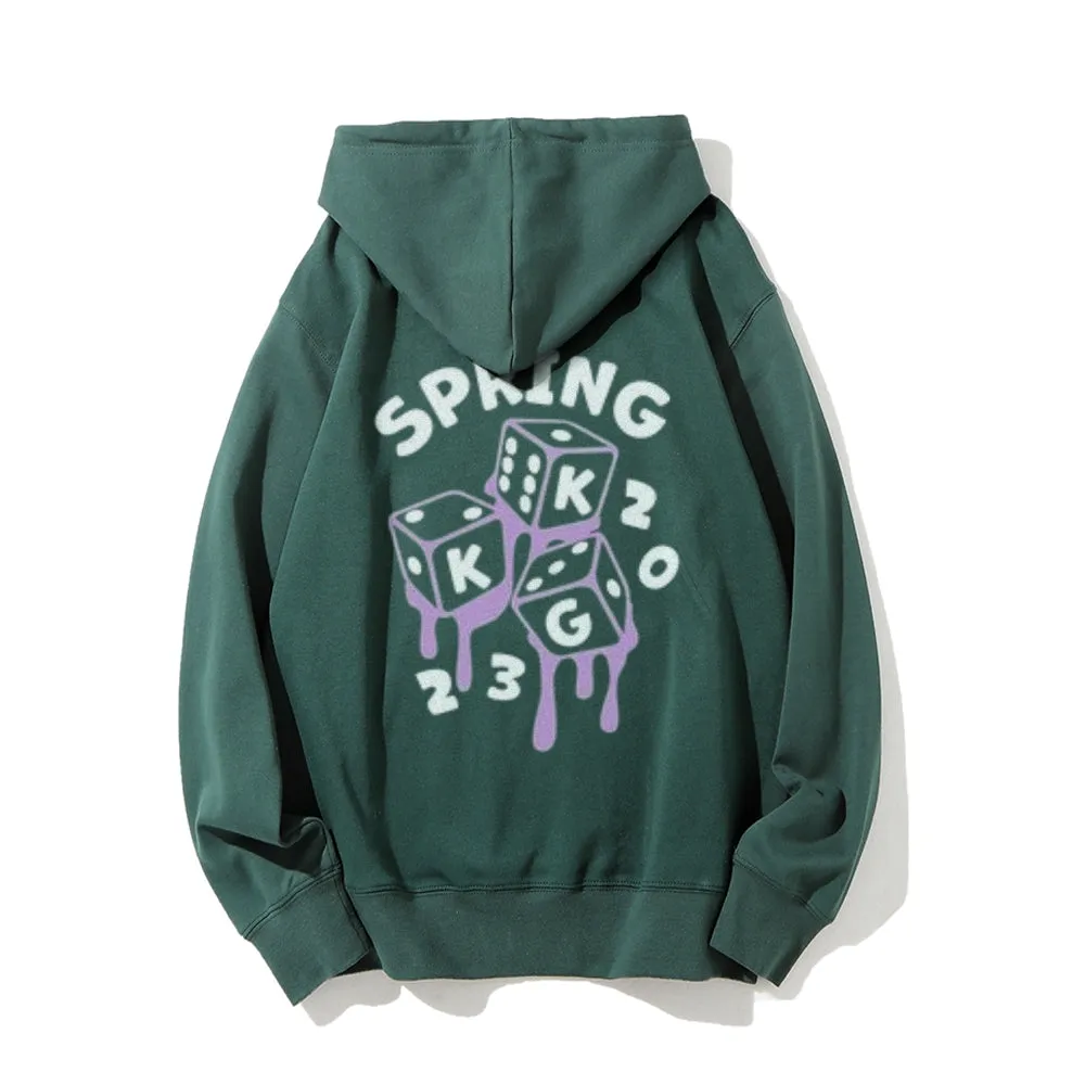 Mens Spring Game Graphic Hoodies