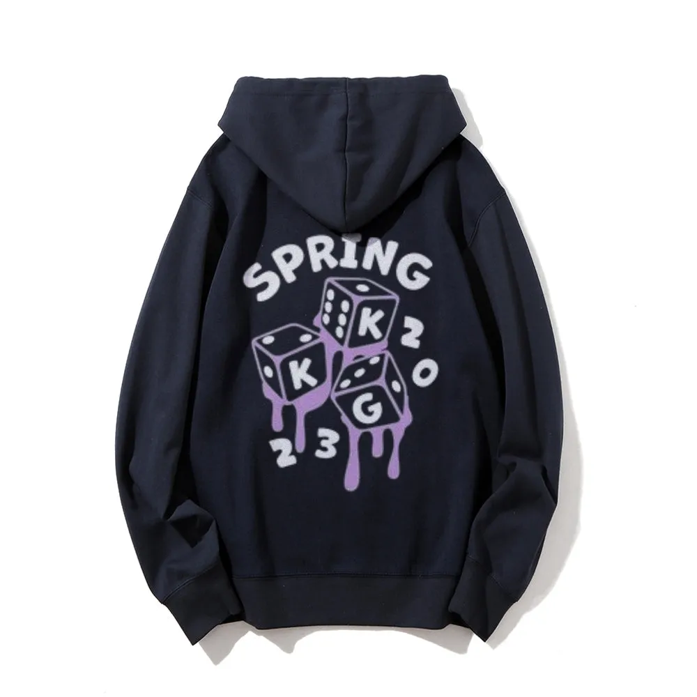 Mens Spring Game Graphic Hoodies