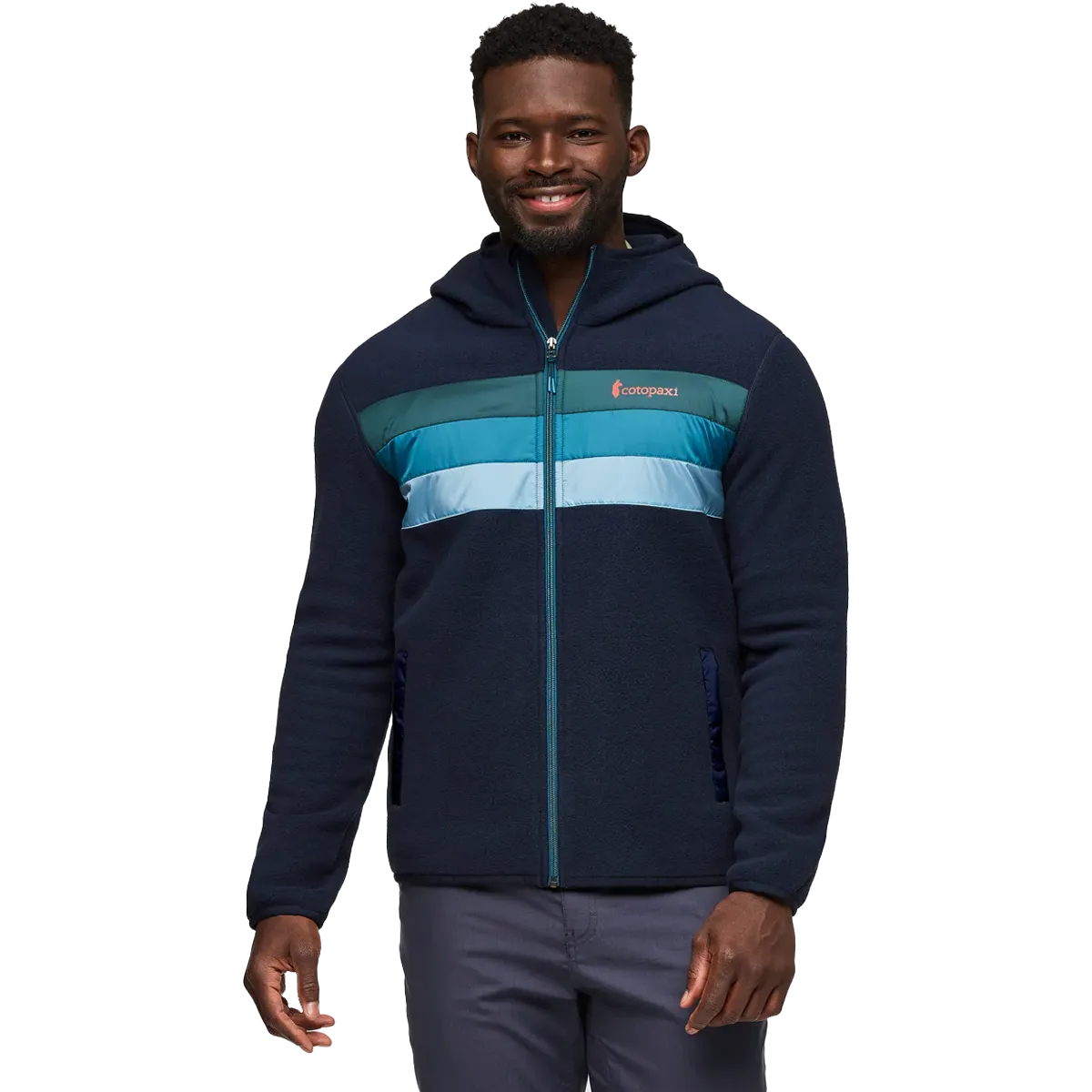 Men's Teca Fleece Hooded Full-Zip Jacket