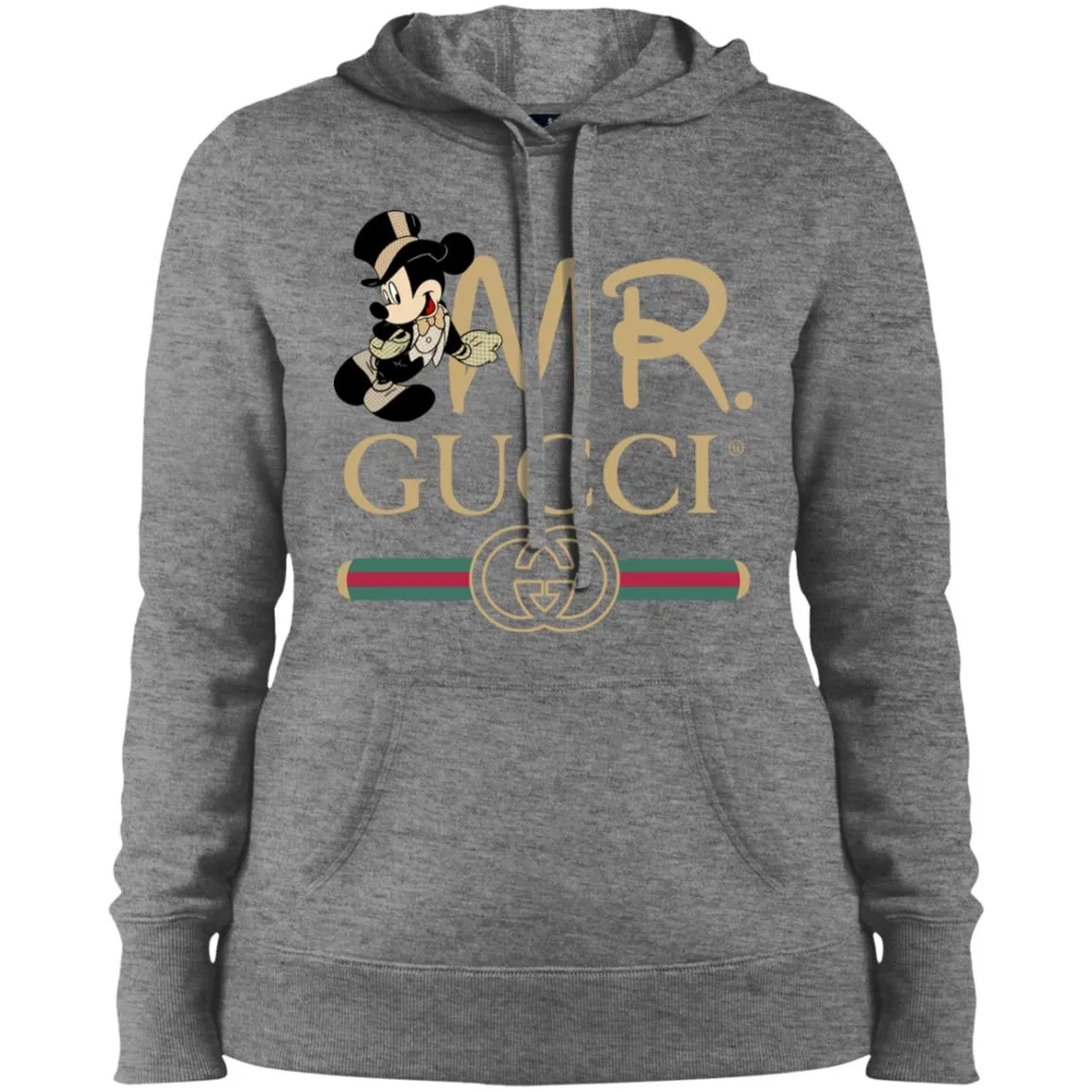 Mr Mickey Gucci Couple Disney Shirt Valentine's Day T-shirt Women Hooded Sweatshirt