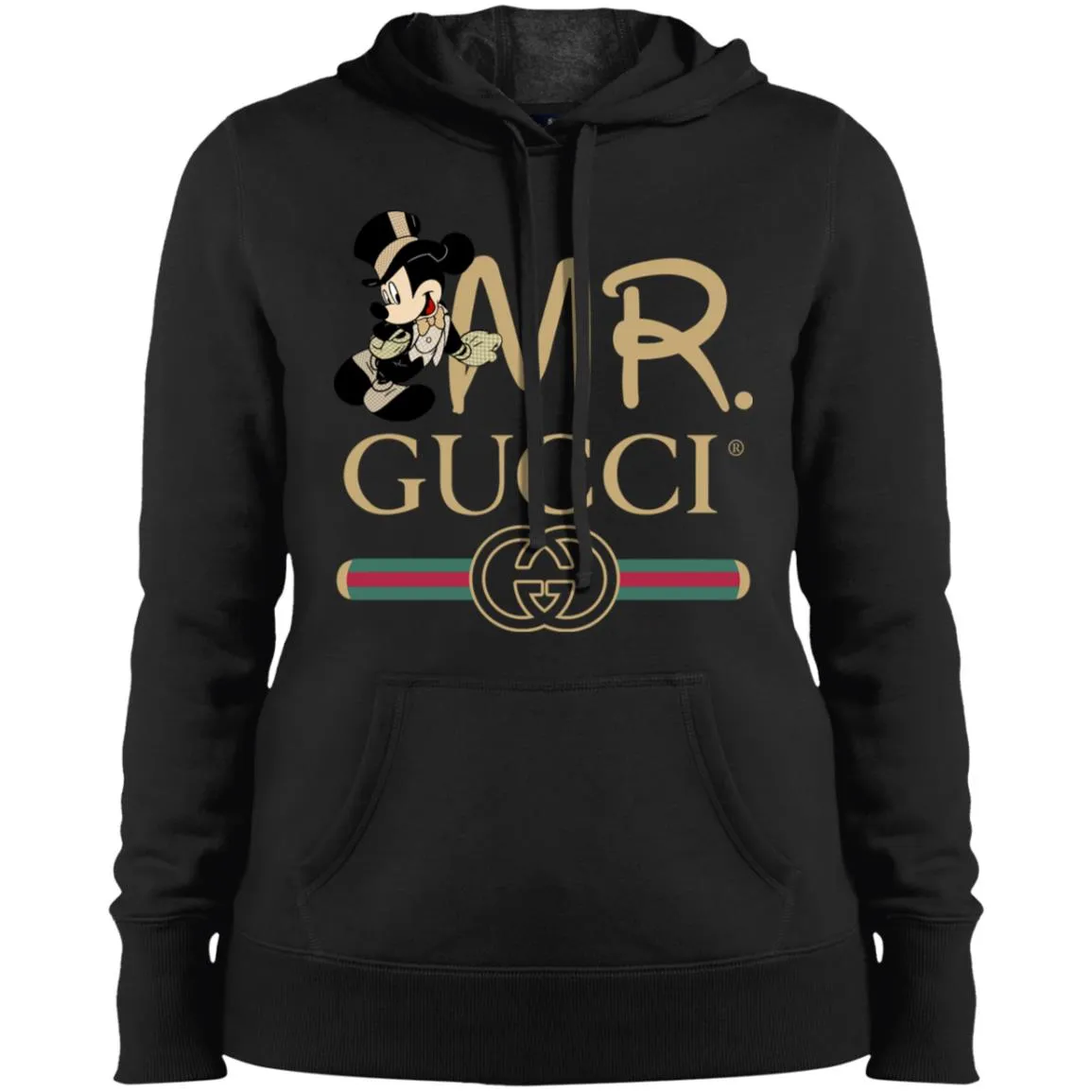 Mr Mickey Gucci Couple Disney Shirt Valentine's Day T-shirt Women Hooded Sweatshirt