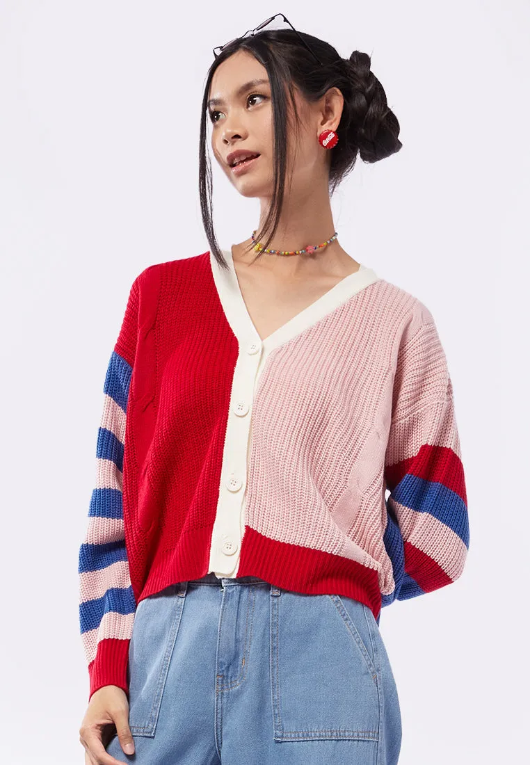 Multicolor Knit Cardigan